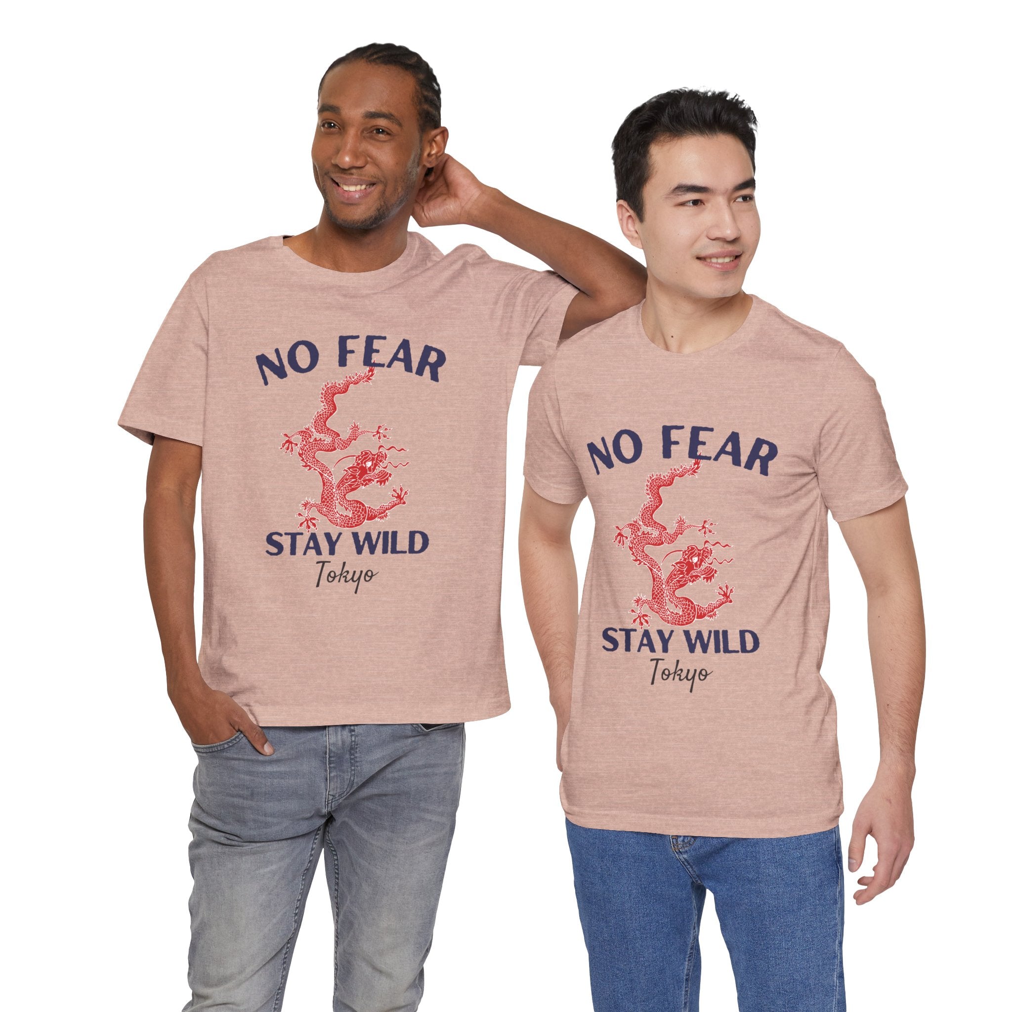 No Fear Stay Wild Unisex T-Shirt | Adventure Tee, Casual Wear, Gift for Nature Lovers, Inspirational Shirt, Summer Fashion