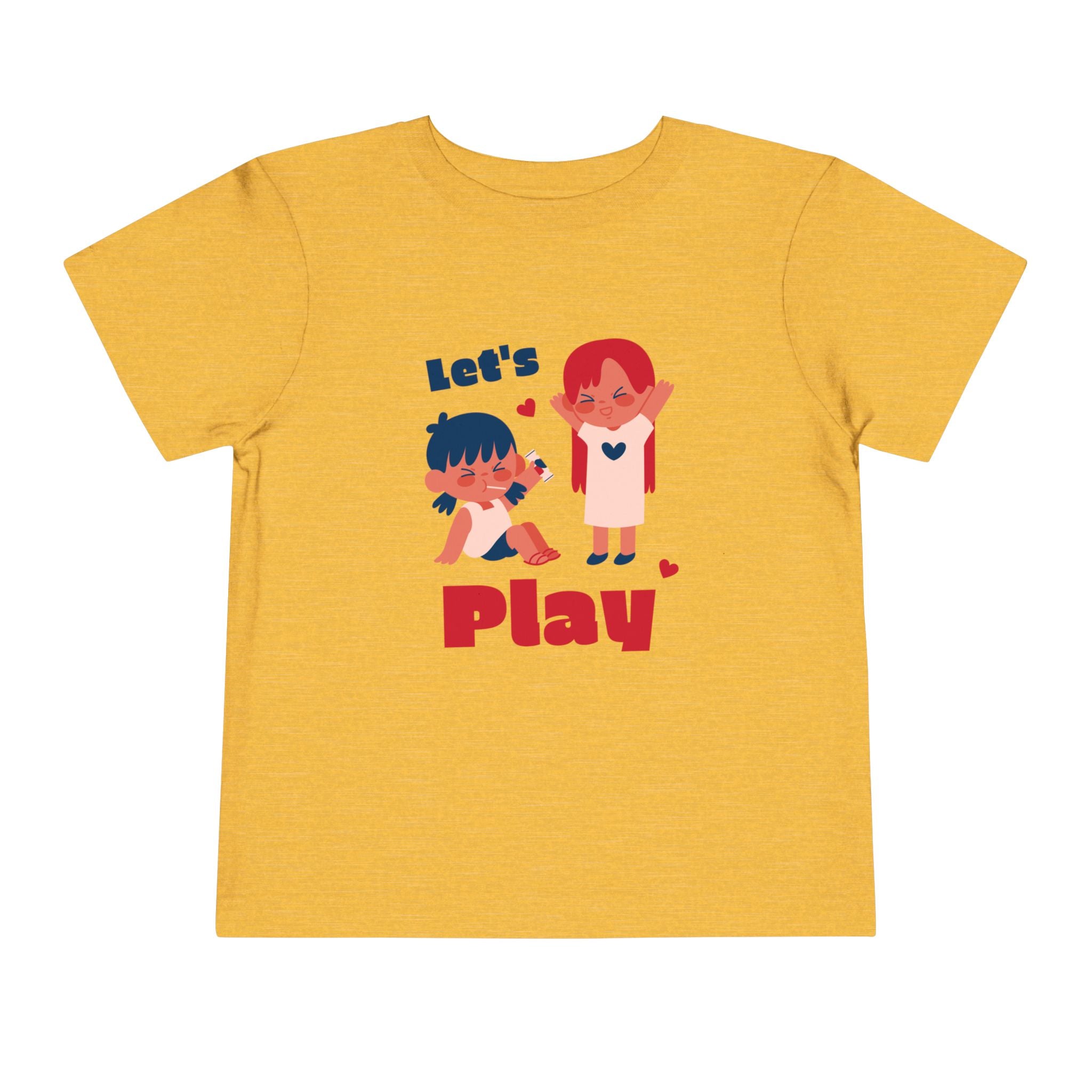 Playful Toddler Tee, Let's Play Shirt, Kids Short Sleeve Top, Fun Toddler Clothing, Adorable Kids Tee
