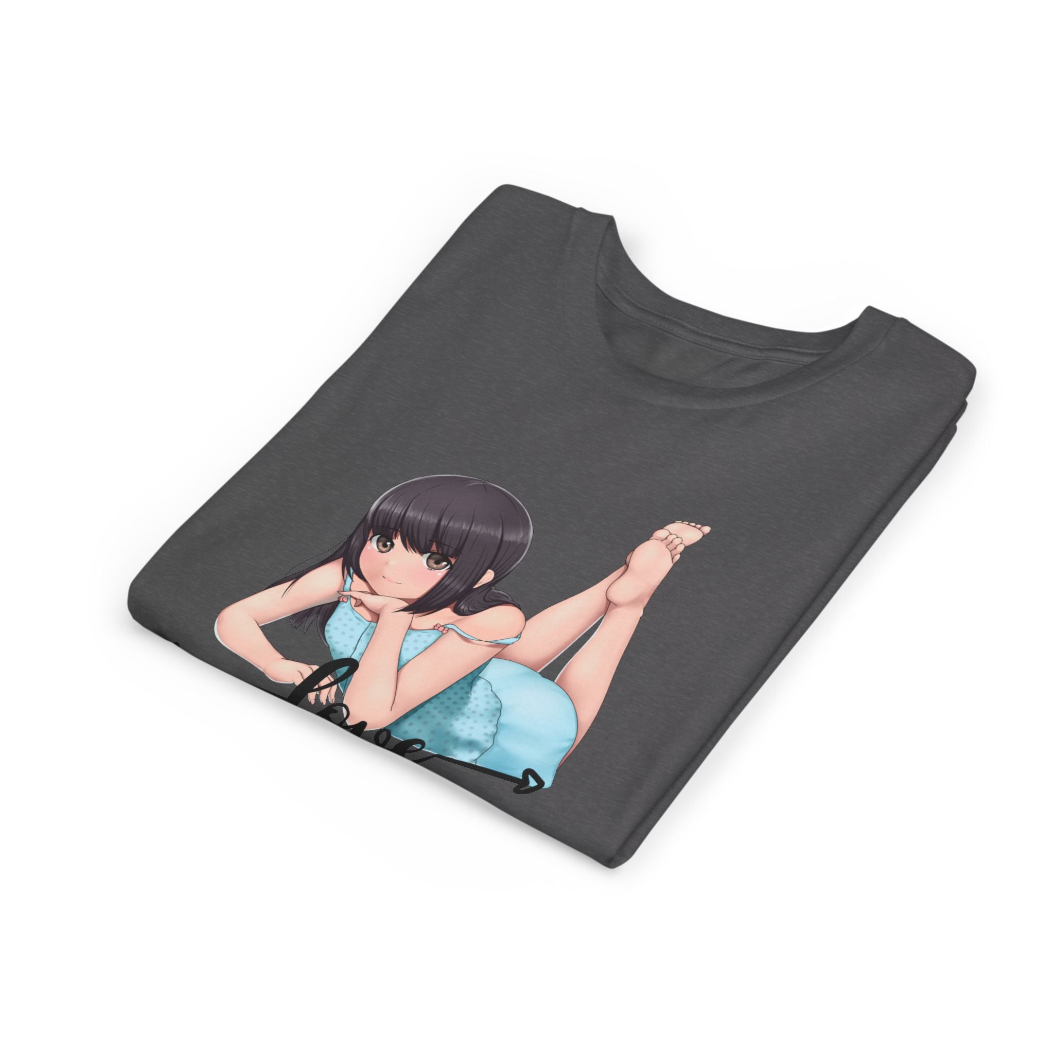 Anime Love Youth Tee, Kids' Anime Shirt, Manga Fans Gift, Cute Youth T-Shirt, Kawaii Apparel for Kids, Anime Enthusiasts Tee
