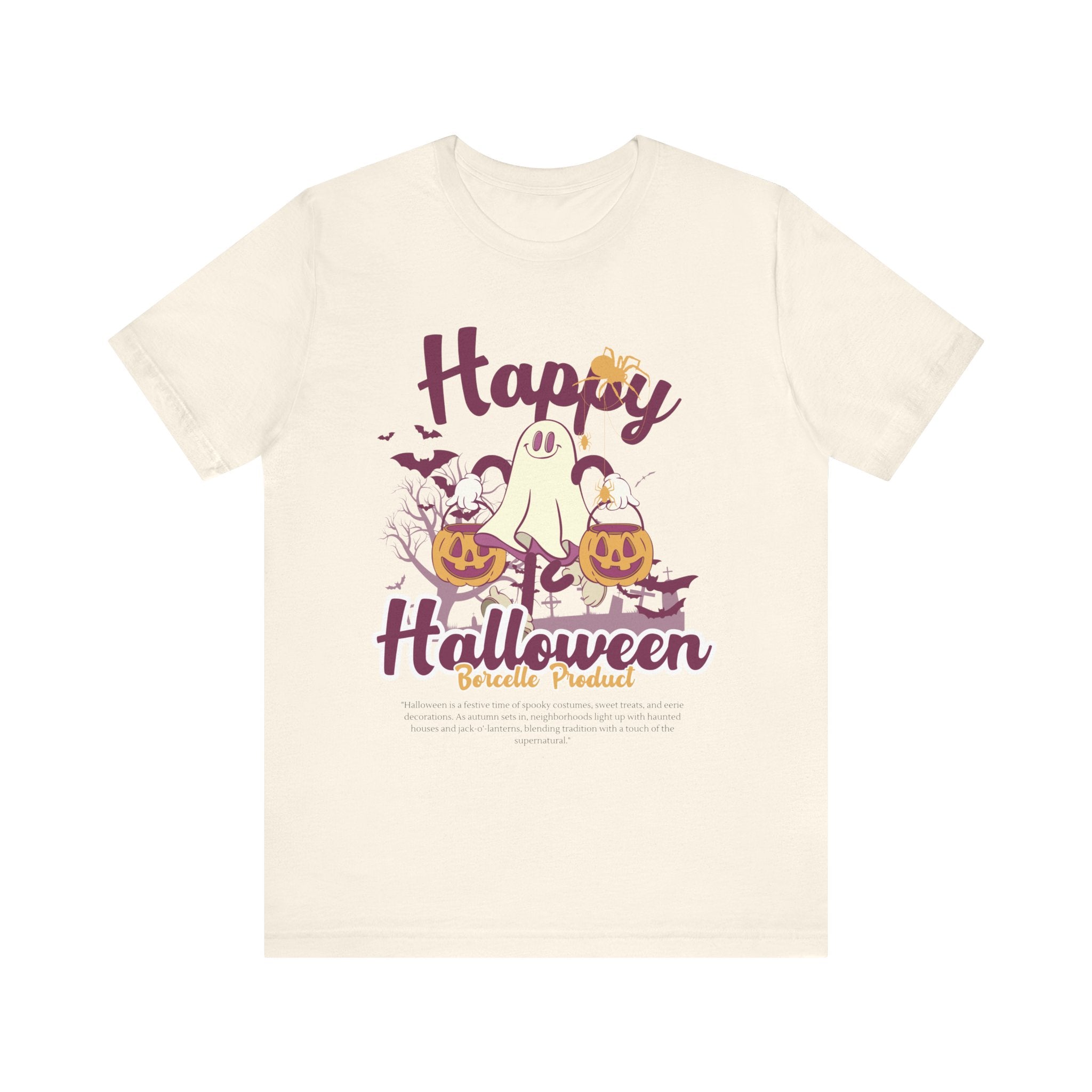 Halloween Unisex T-Shirt, Cute Ghost Tee, Fall Apparel, Kids Halloween Costume, Spooky Season Shirt, Trick or Treat Gift