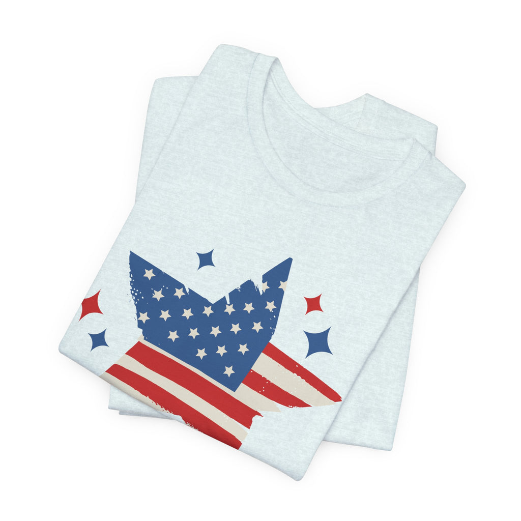 Patriotic T-Shirt, Independence Day Tee, American Dream Shirt, 4th of July Outfit, Stars and Stripes Tee Shirt