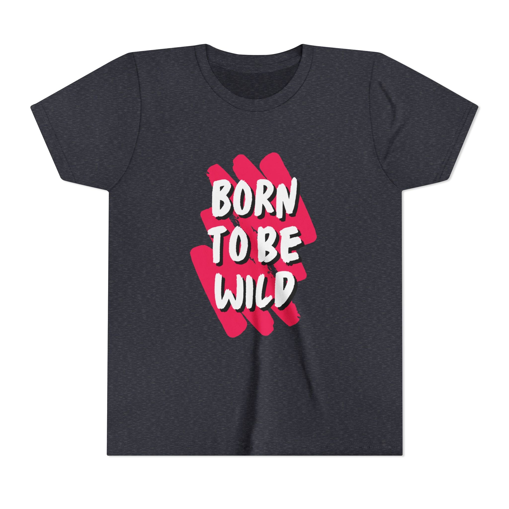 Youth Short Sleeve Tee - Born to Be Wild, Adventure Tee, Kids Casual Shirt, Summer Vibes, Birthday Gift, Fun Playwear