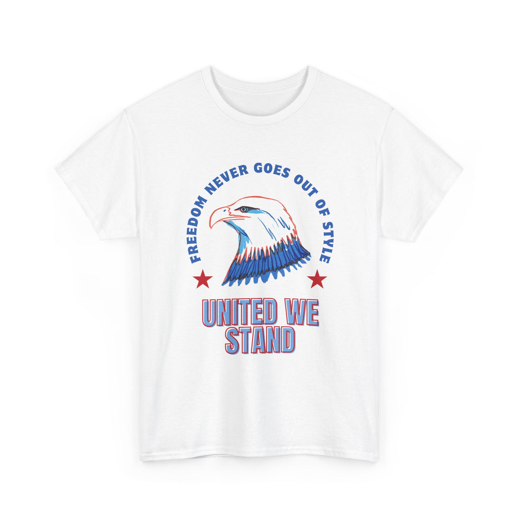 American Pride Unisex Tee, Patriotic Graphic Shirt, United We Stand Shirt, Freedom Tee, Casual Everyday Wear, Gift for Veterans