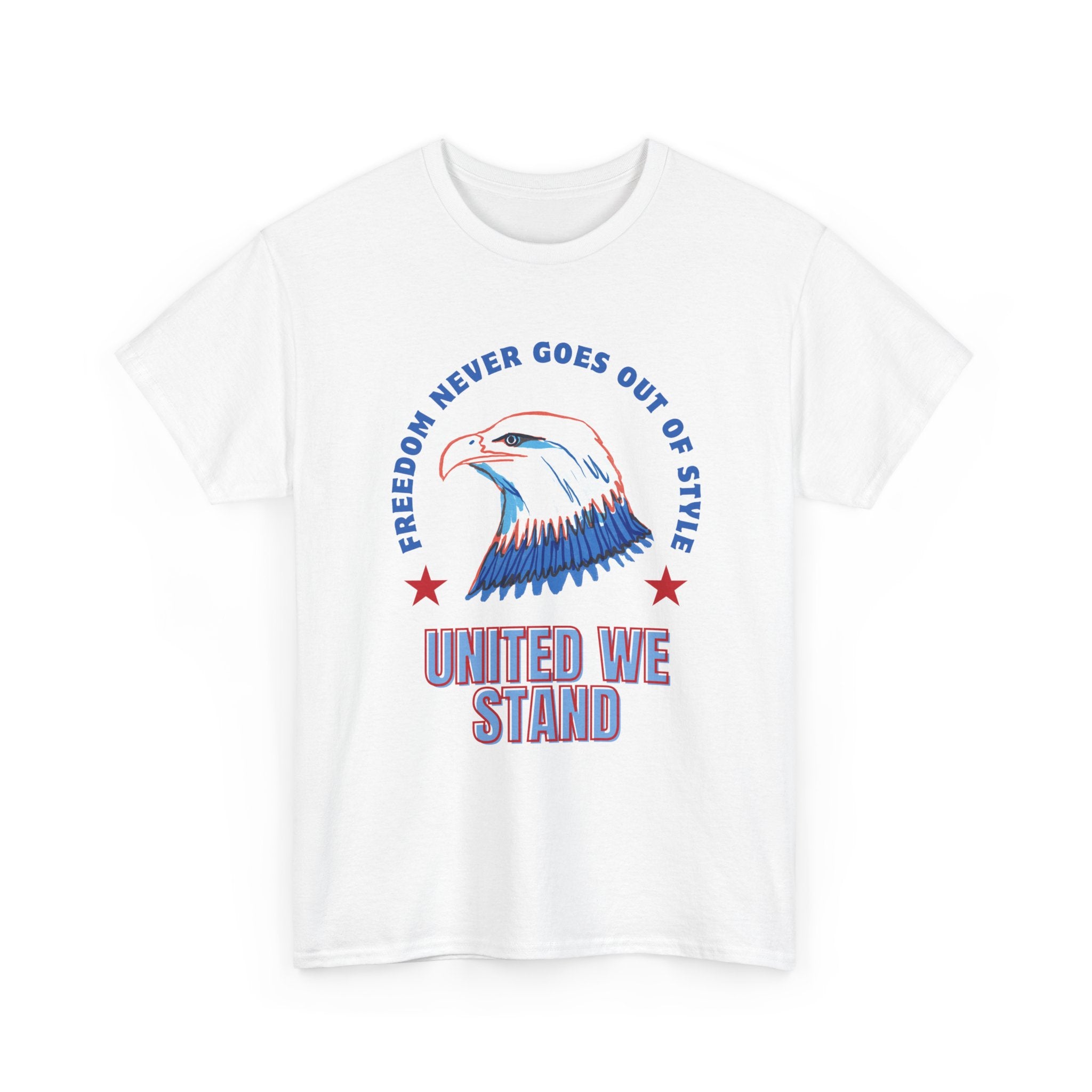 American Pride Unisex Tee, Patriotic Graphic Shirt, United We Stand Shirt, Freedom Tee, Casual Everyday Wear, Gift for Veterans