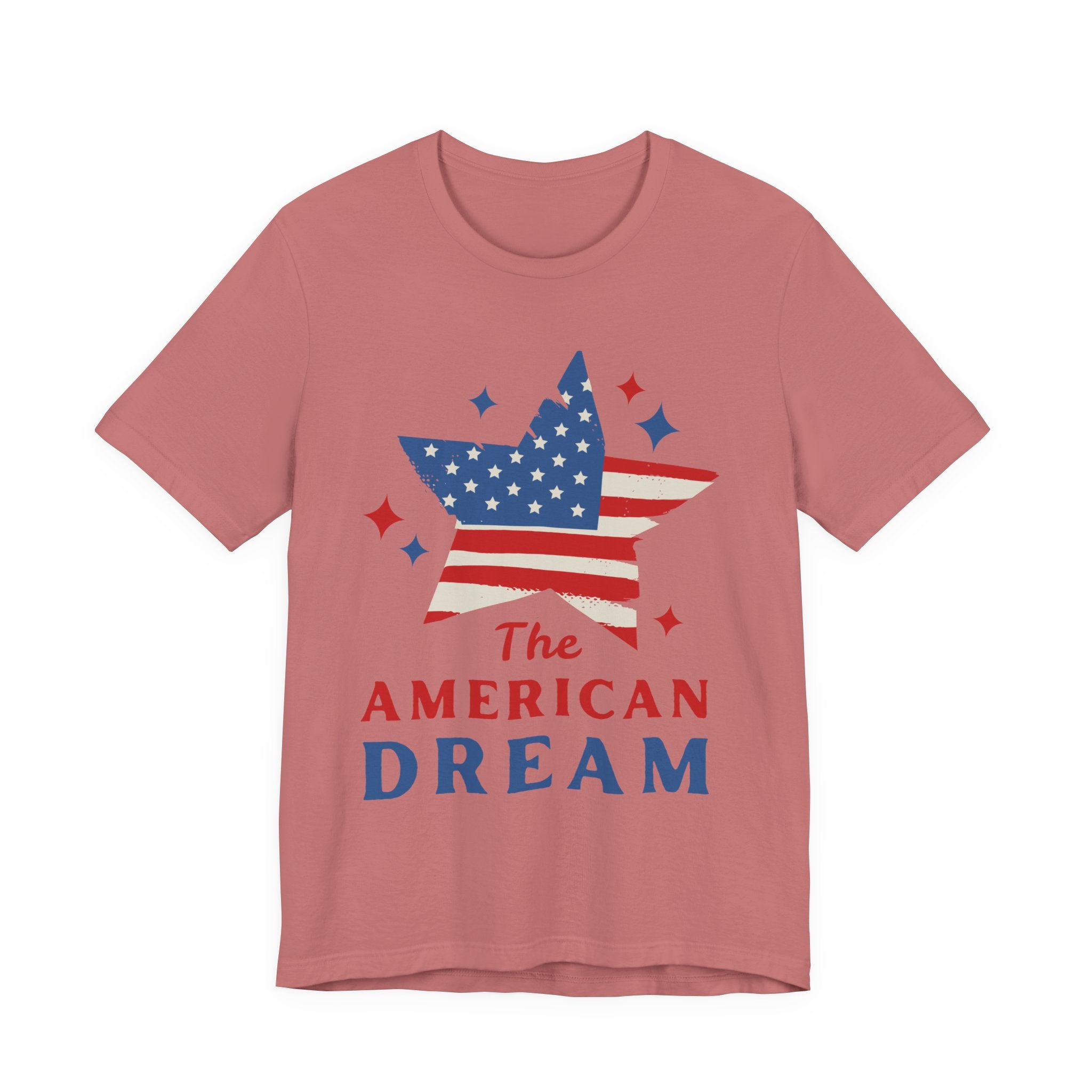 Patriotic T-Shirt, Independence Day Tee, American Dream Shirt, 4th of July Outfit, Stars and Stripes Tee Shirt