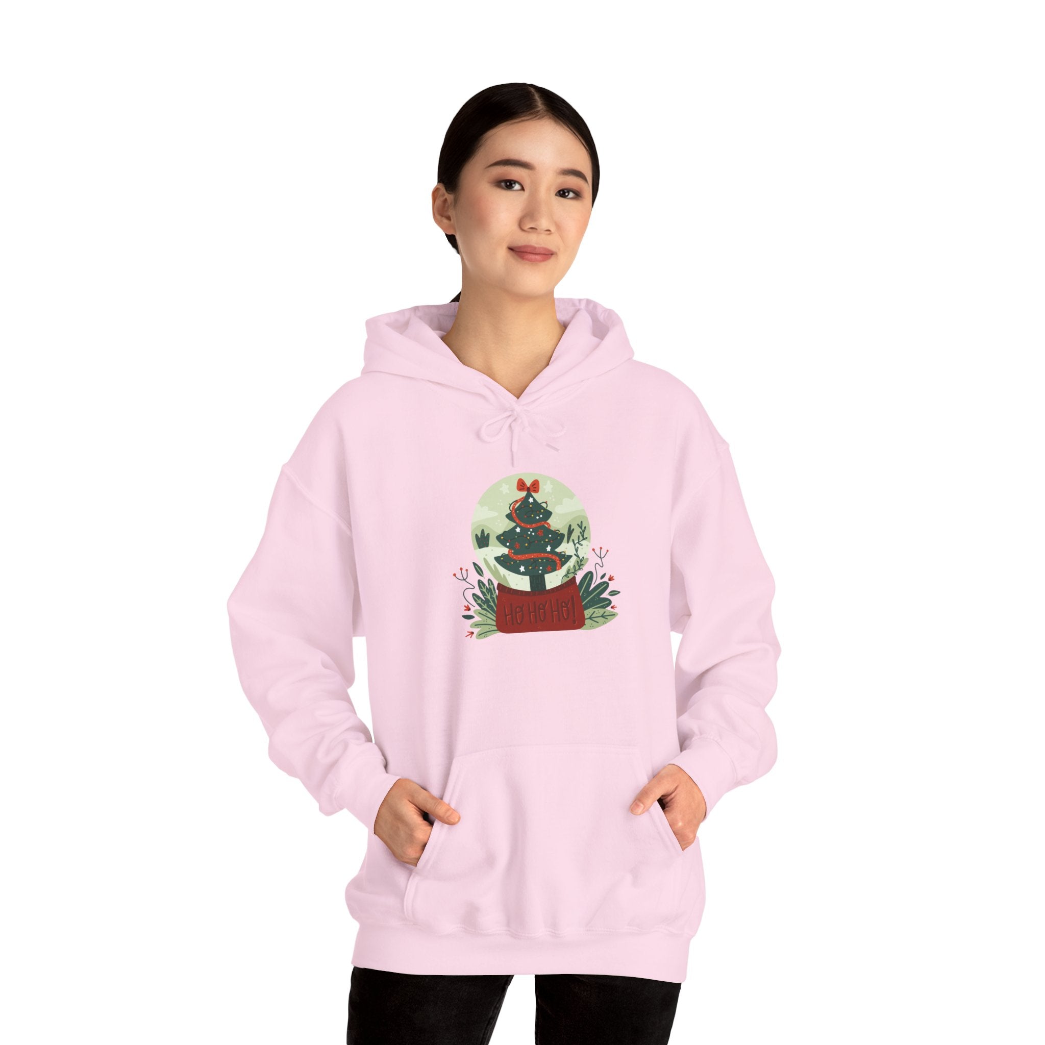 Cozy Holiday Hoodie with Snow Globe Design | Festive Gift, Winter Apparel, Christmas Sweatshirt, Unisex Hoodie, Seasonal Outfit
