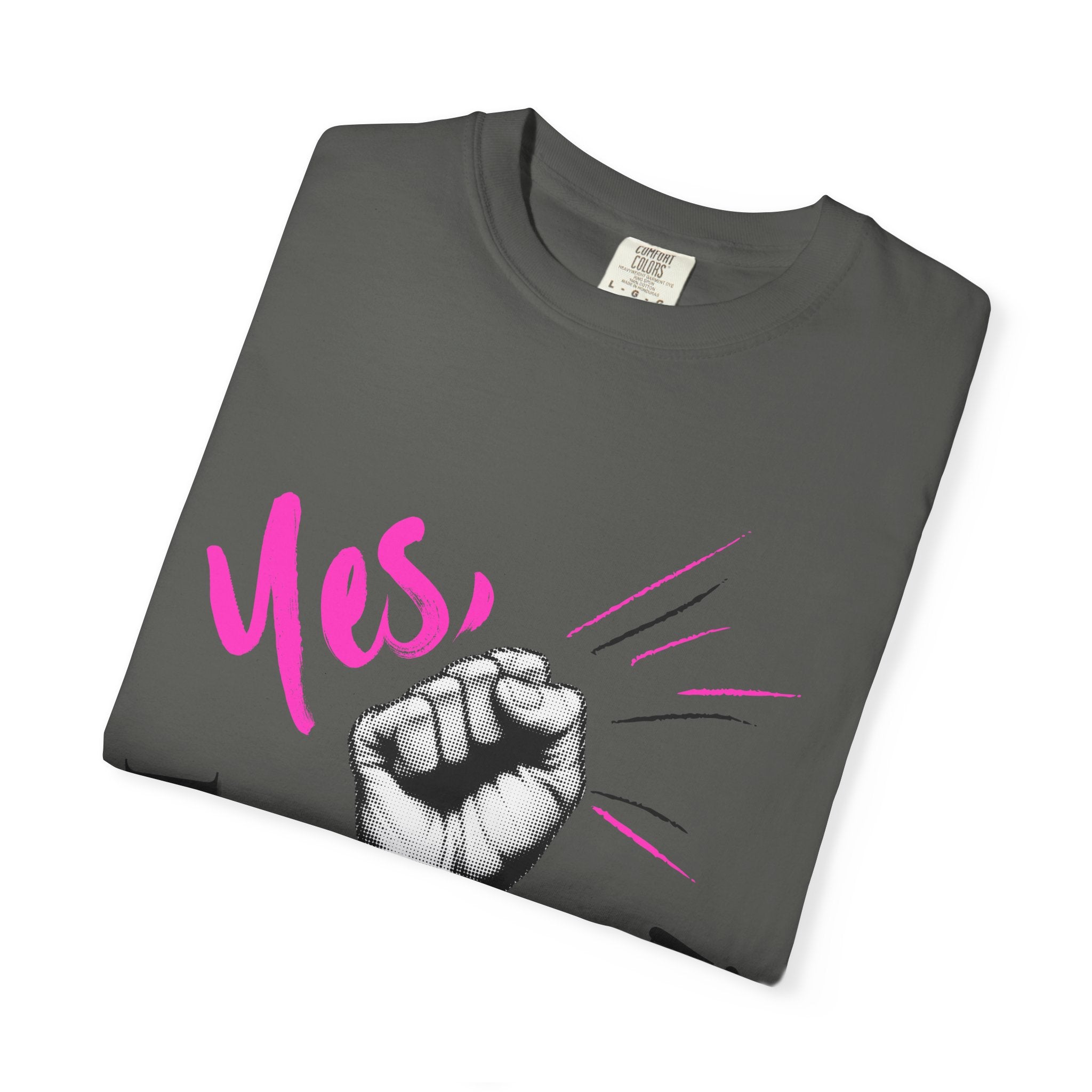 Empowering Voting T-shirt, Yes I Voted Today Tee, Unisex Garment-Dyed Shirt, Election Day Apparel, Civic Engagement Top