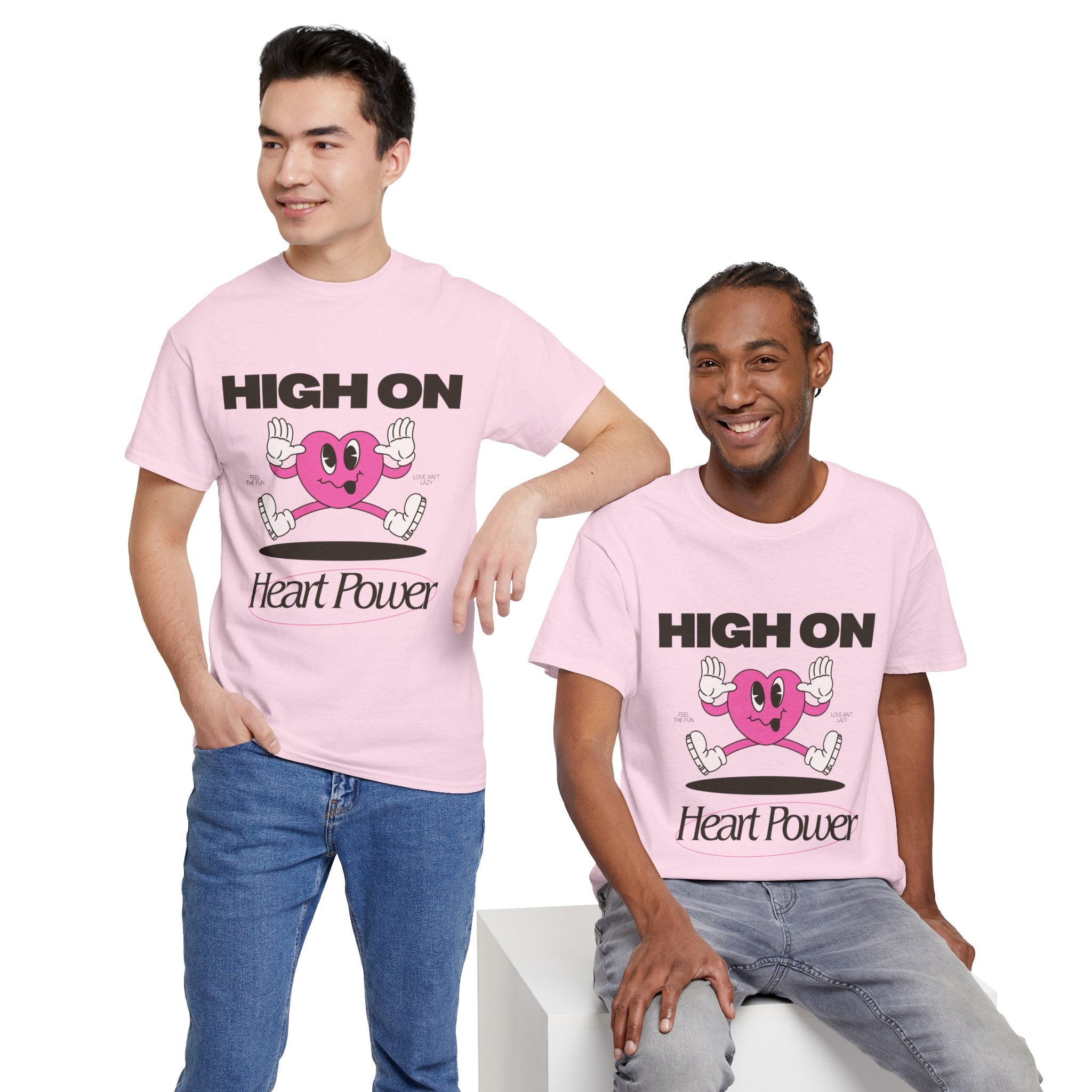 Heart Power Unisex T-Shirt Design | Graphic Tee for Men & Women | Streetwear Aesthetic T-Shirt