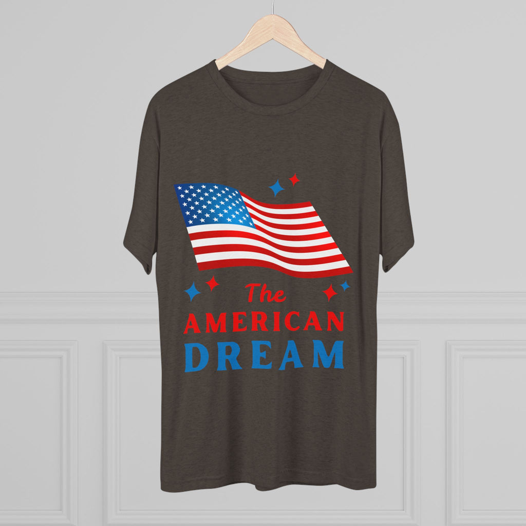 American Dream Unisex Crew Tee, Patriotic Shirt, Independence Day Tee, Casual Summer Top, Gift for Proud Americans