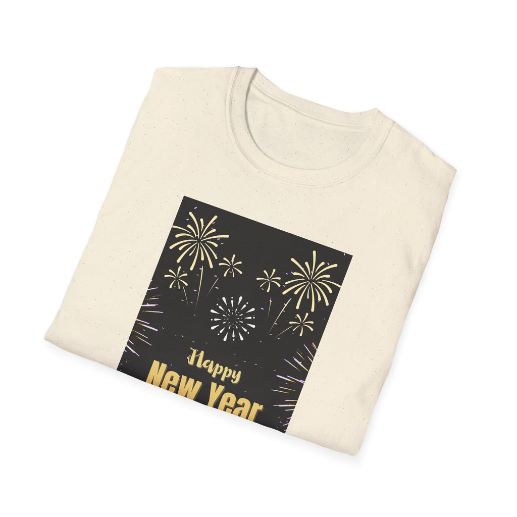 Happy New Year 2026 Unisex Softstyle T-Shirt, New Year Celebration Tee, Unisex Graphic Shirt, Festive Apparel, Holiday Gift