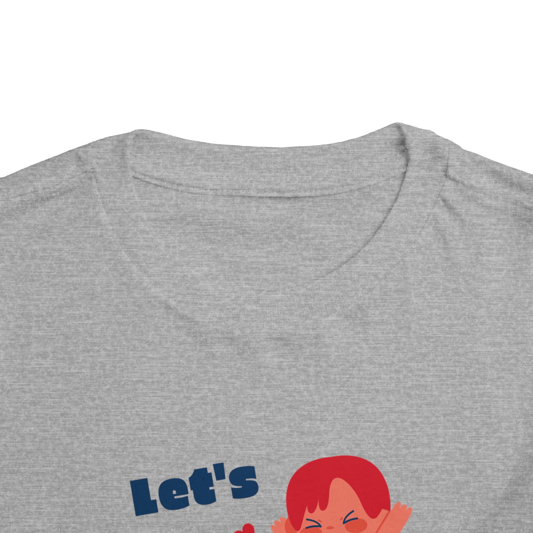 Playful Toddler Tee, Let's Play Shirt, Kids Short Sleeve Top, Fun Toddler Clothing, Adorable Kids Tee