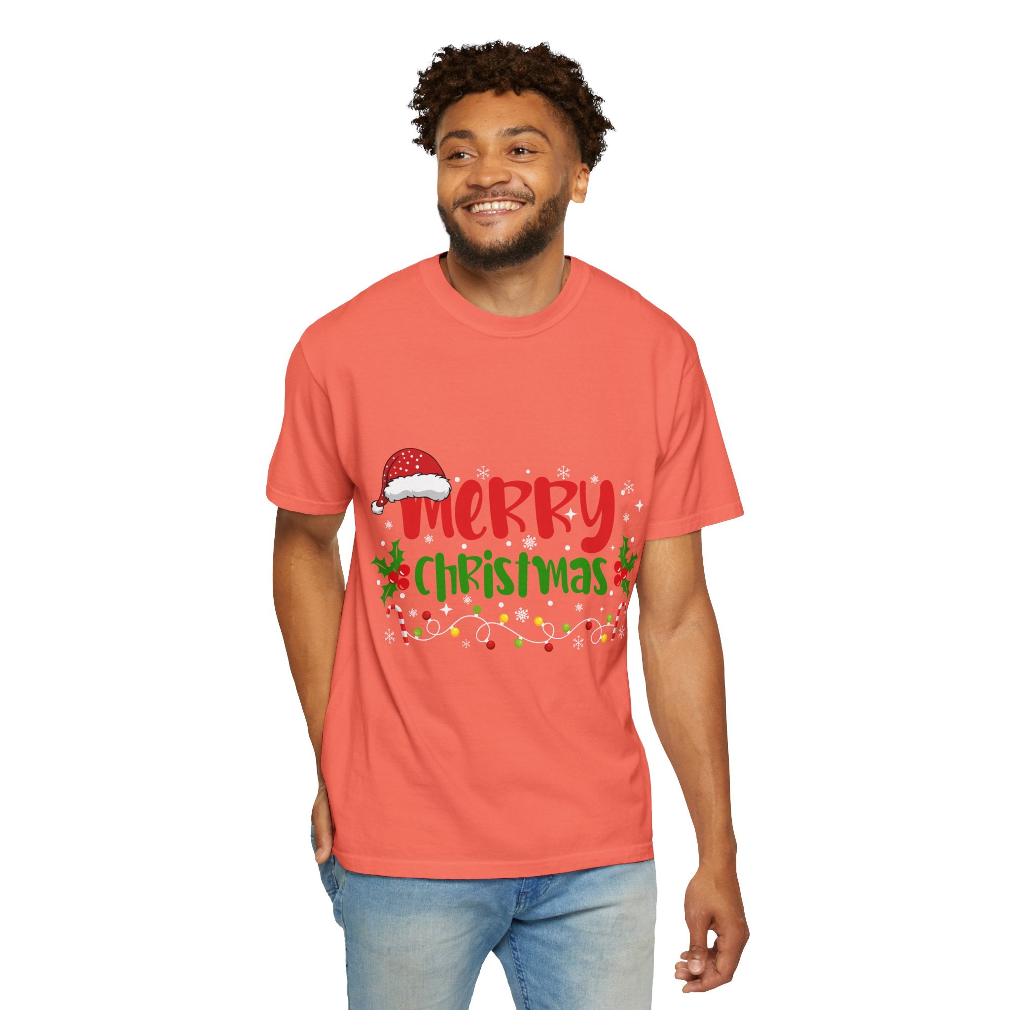 Merry Christmas Tee, Unisex Holiday Shirt, Festive Gift, Casual Christmas Apparel, Seasonal Wear, Perfect for Celebrations
