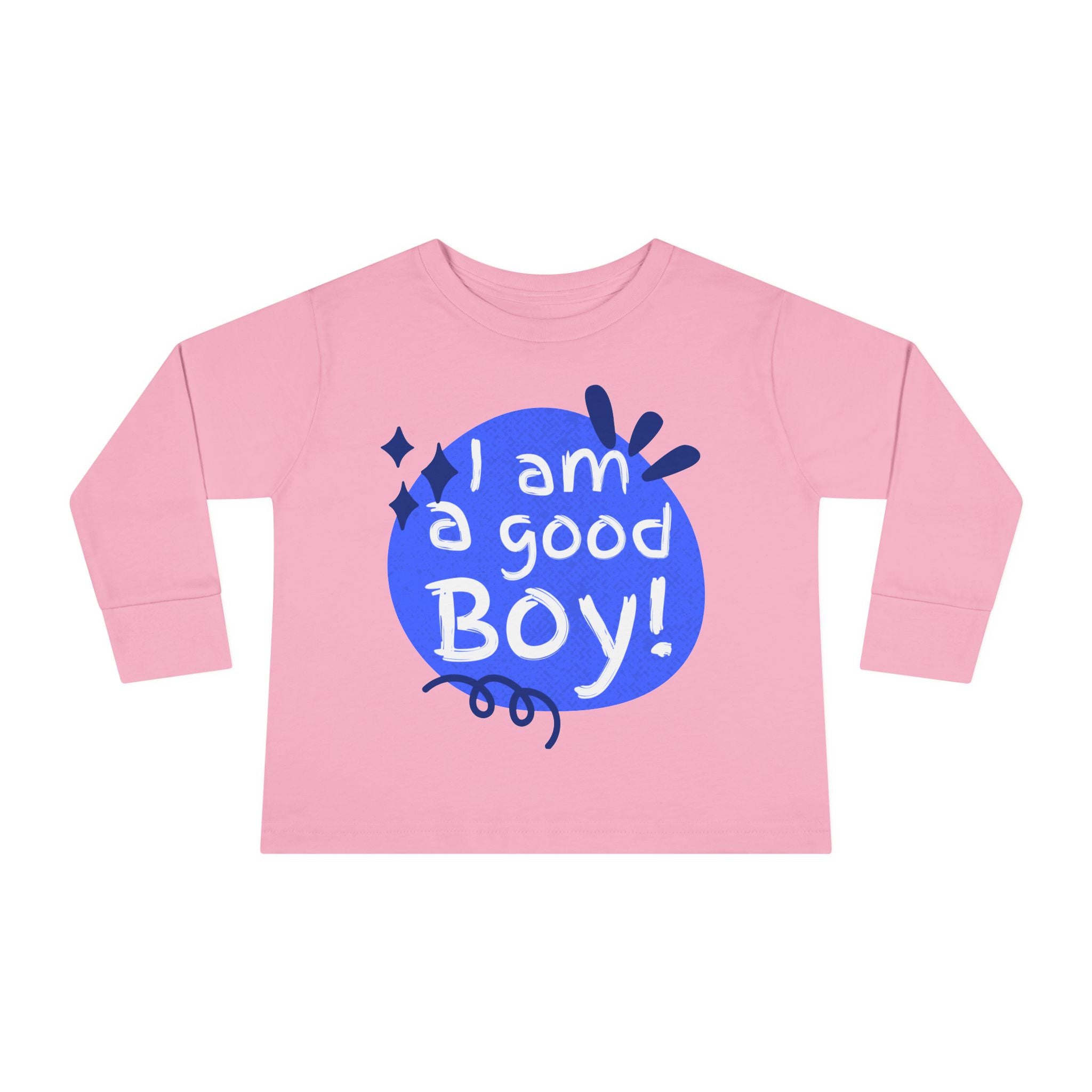 Toddler Long Sleeve Tee | Unisex Kids Shirt | Ring-Spun Cotton | EasyTear Label