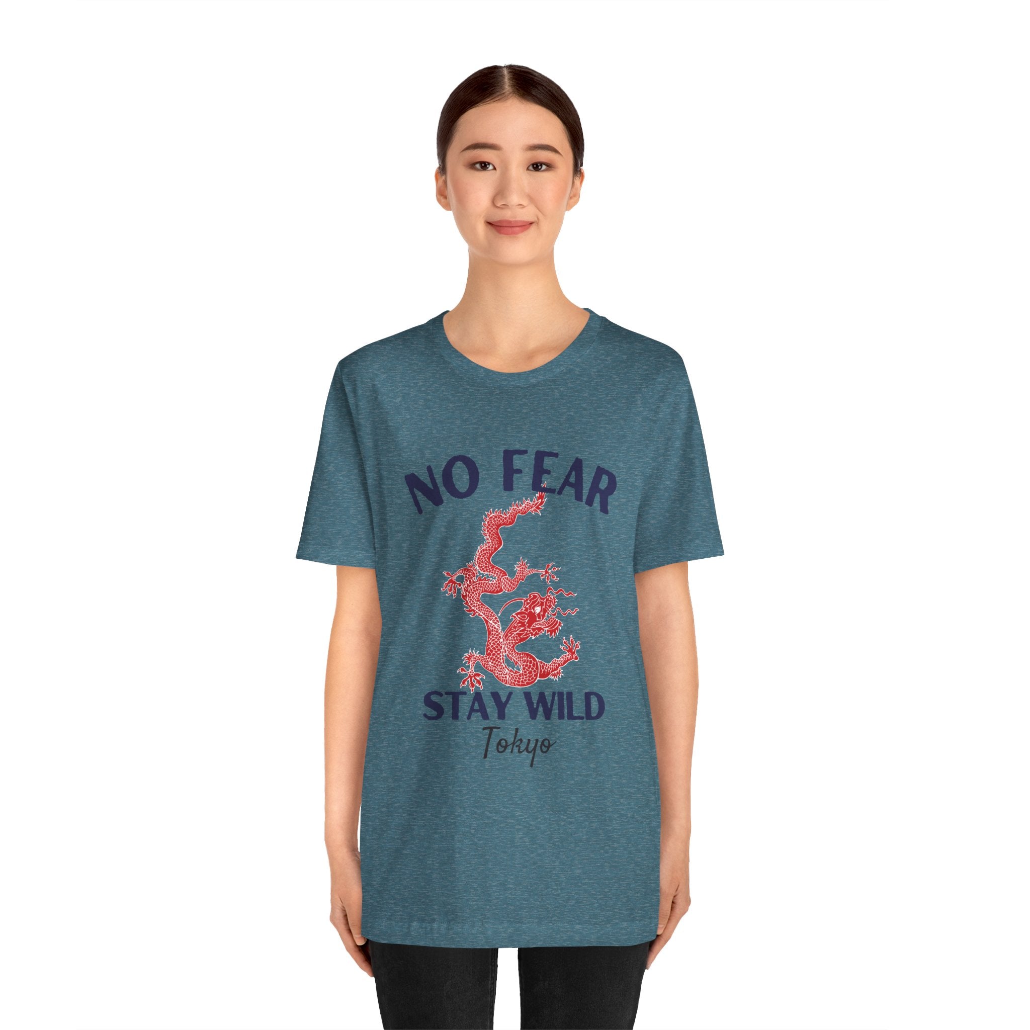 No Fear Stay Wild Unisex T-Shirt | Adventure Tee, Casual Wear, Gift for Nature Lovers, Inspirational Shirt, Summer Fashion