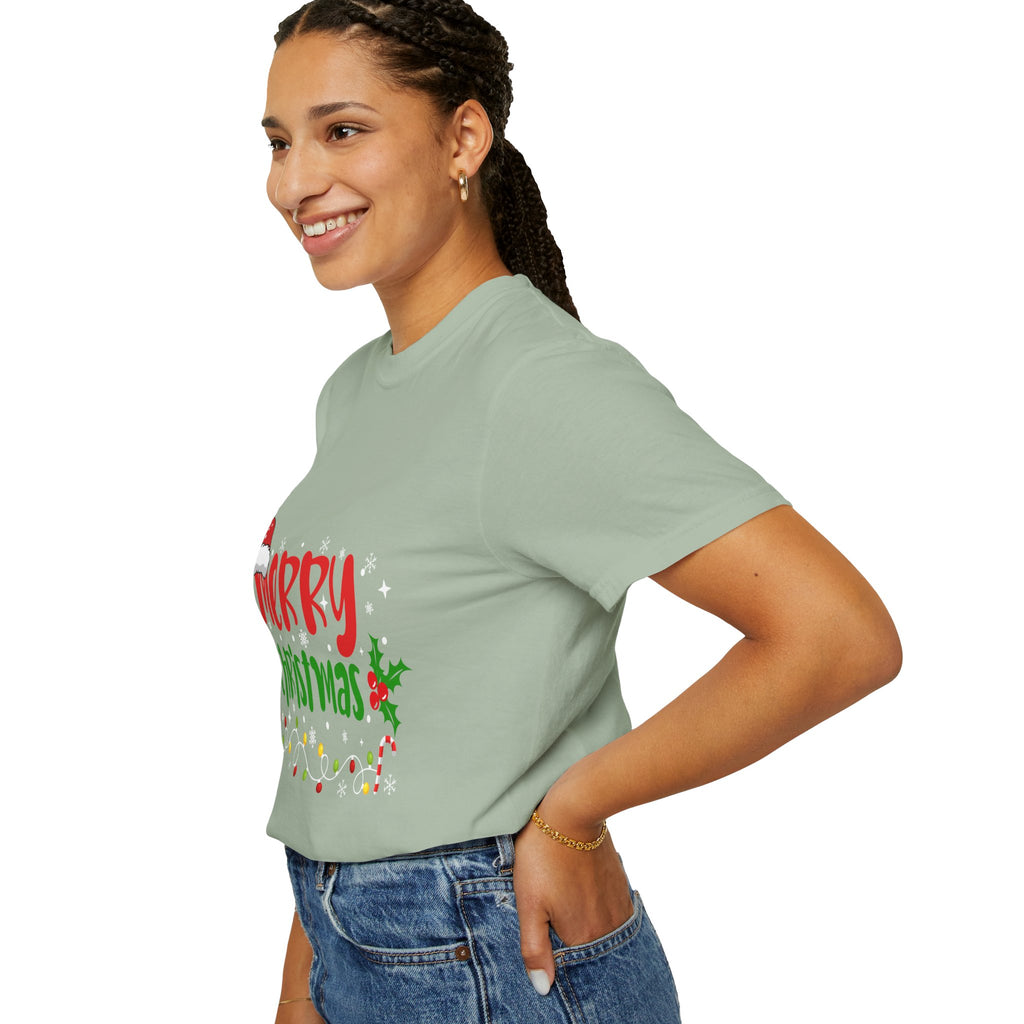 Merry Christmas Tee, Unisex Holiday Shirt, Festive Gift, Casual Christmas Apparel, Seasonal Wear, Perfect for Celebrations