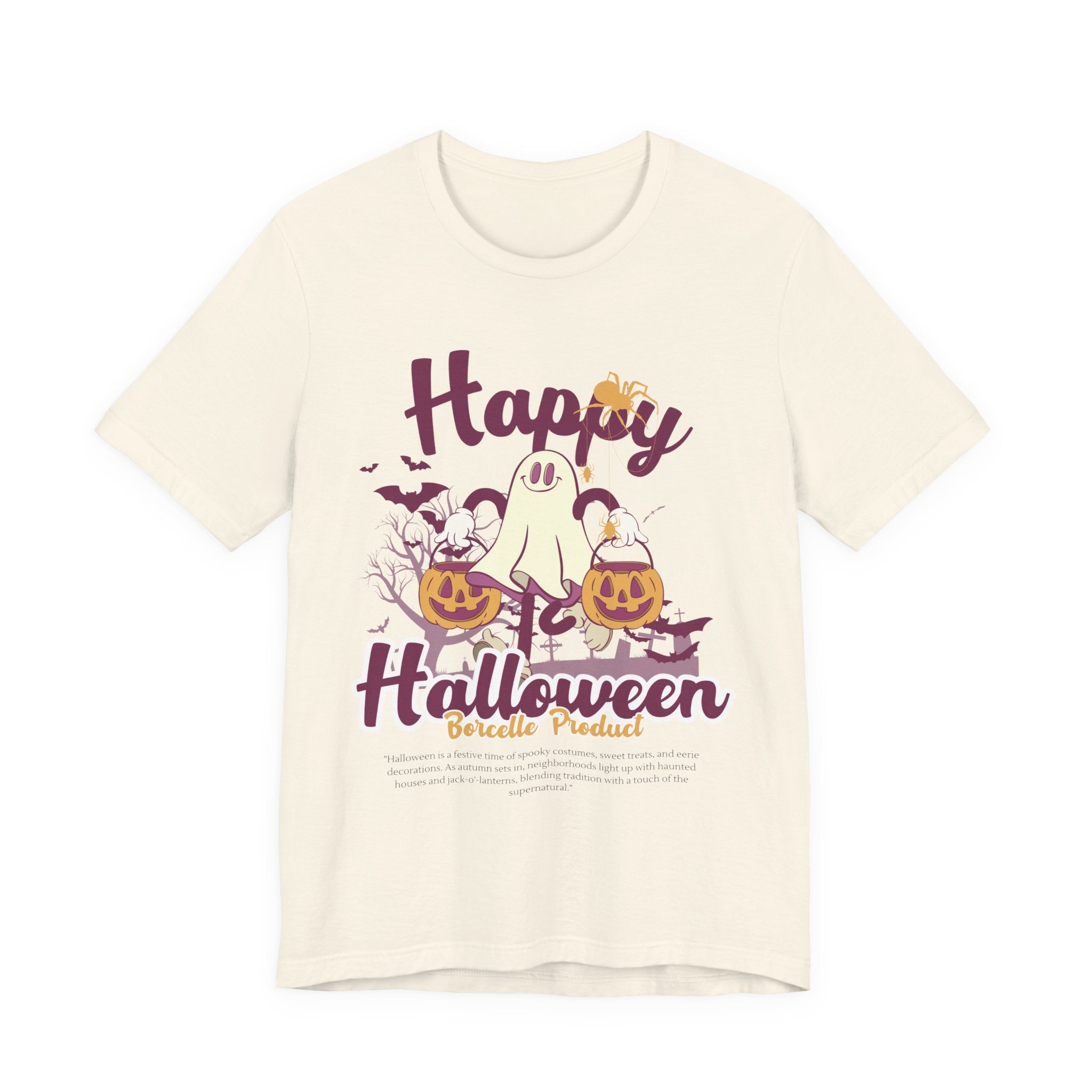 Halloween Unisex T-Shirt, Cute Ghost Tee, Fall Apparel, Kids Halloween Costume, Spooky Season Shirt, Trick or Treat Gift