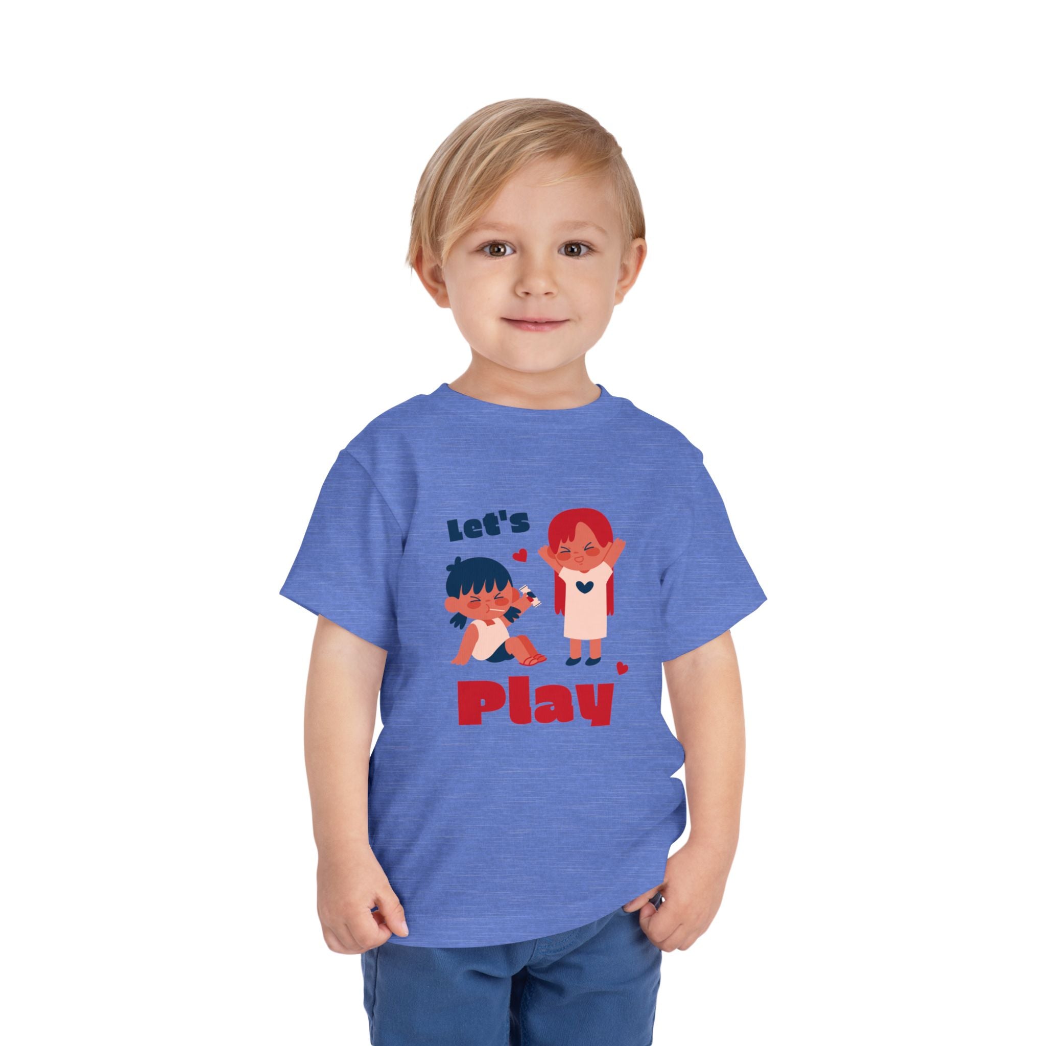 Playful Toddler Tee, Let's Play Shirt, Kids Short Sleeve Top, Fun Toddler Clothing, Adorable Kids Tee