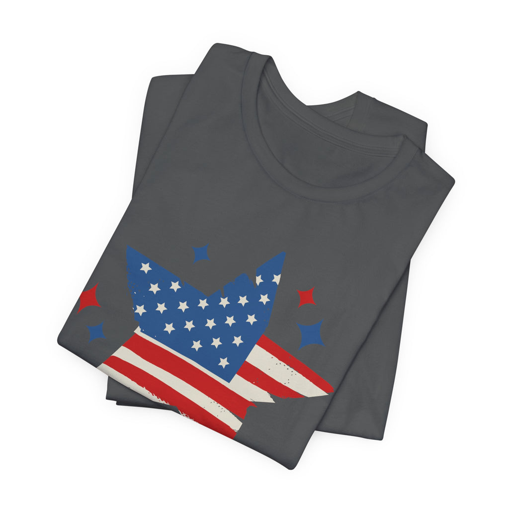 Patriotic T-Shirt, Independence Day Tee, American Dream Shirt, 4th of July Outfit, Stars and Stripes Tee Shirt