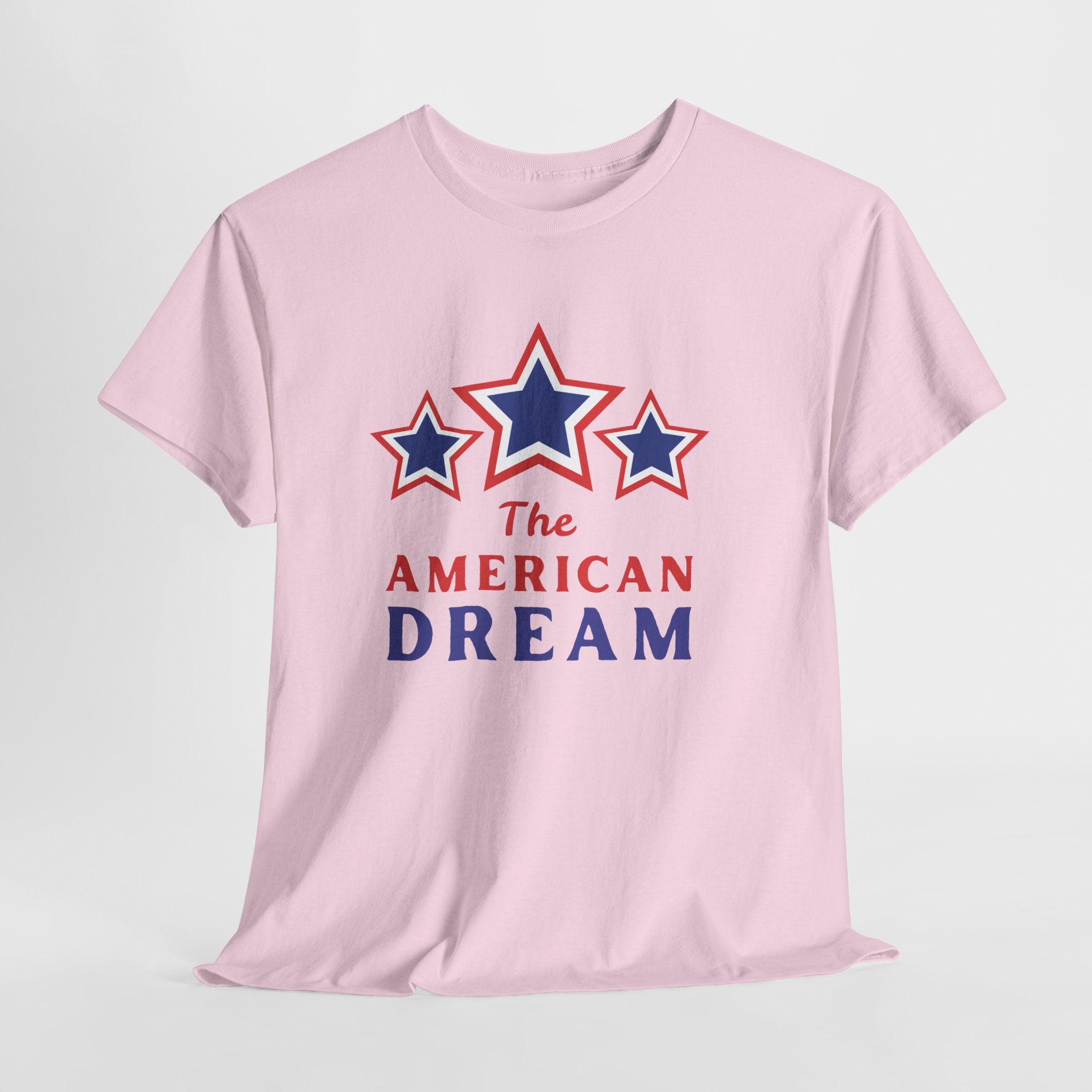 American Dream Graphic Tee, Patriotic Shirt, Unisex Cotton T-Shirt, Fourth of July Gift, Summer Casual Wear, Vintage Star Design