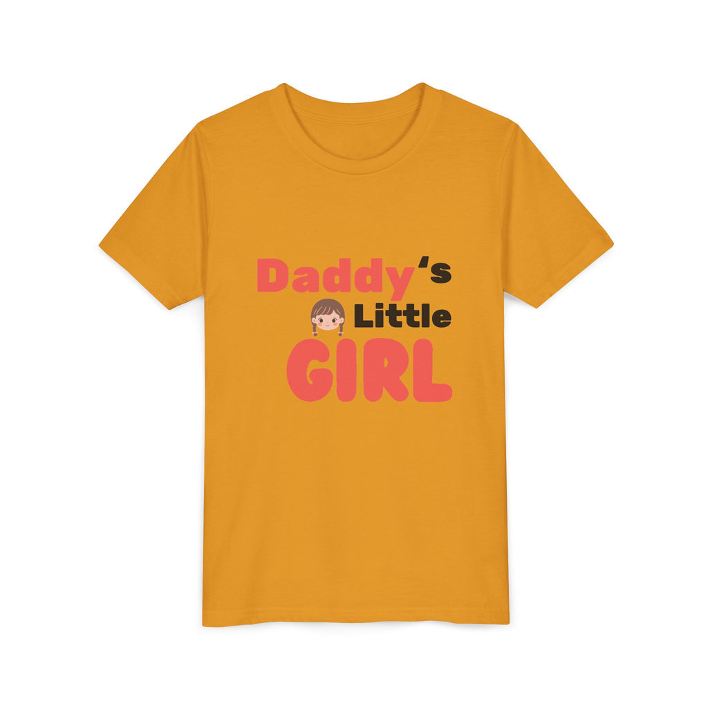 Daddy's Little Girl Youth Tee, Cute Kids T-Shirt, Father's Day Gift, Birthday Present, Sweet Family Apparel, Children's Fashion
