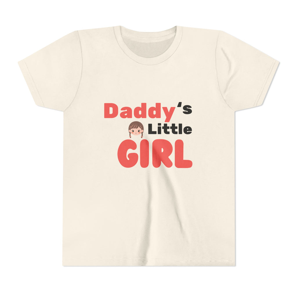 Daddy's Little Girl Youth Tee, Cute Kids T-Shirt, Father's Day Gift, Birthday Present, Sweet Family Apparel, Children's Fashion
