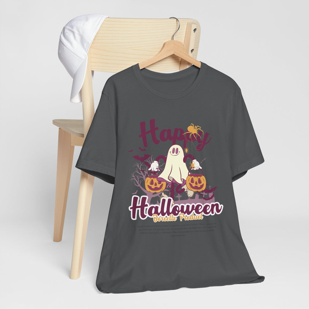 Halloween Unisex T-Shirt, Cute Ghost Tee, Fall Apparel, Kids Halloween Costume, Spooky Season Shirt, Trick or Treat Gift
