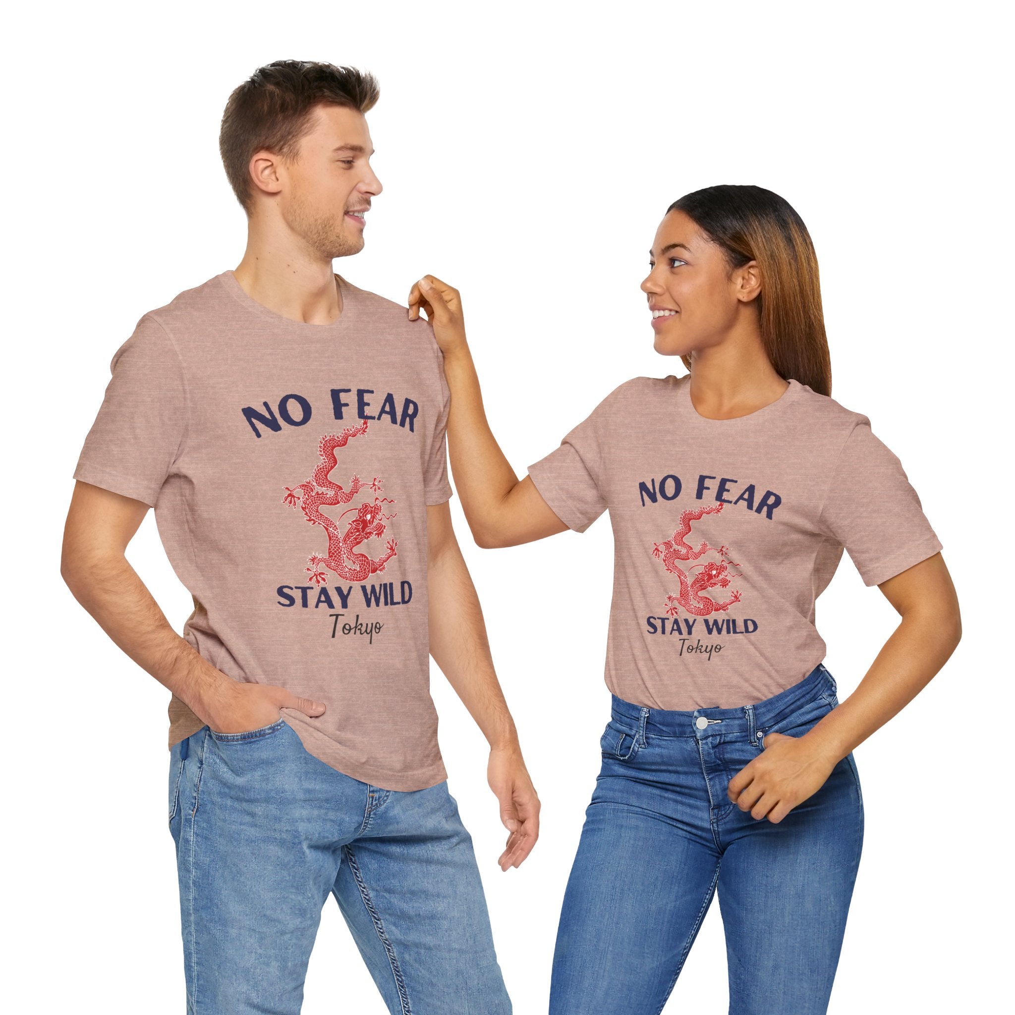 No Fear Stay Wild Unisex T-Shirt | Adventure Tee, Casual Wear, Gift for Nature Lovers, Inspirational Shirt, Summer Fashion