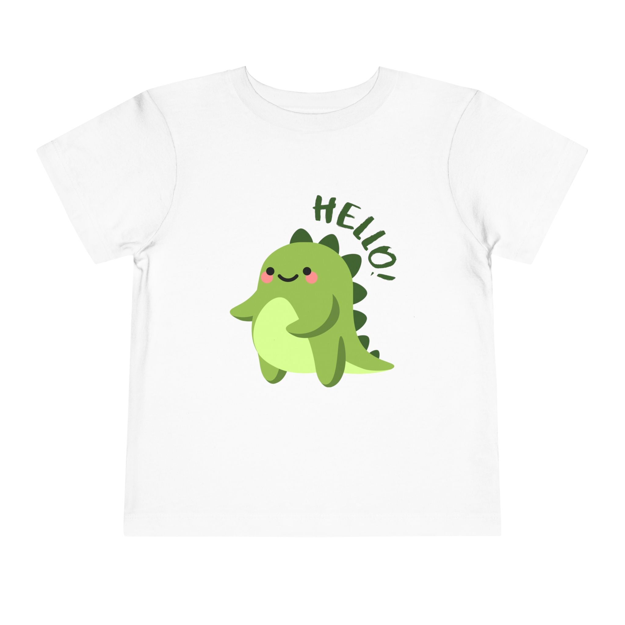 Cute Dinosaur Toddler Tee - Playful Kids Short Sleeve Shirt, Perfect for Gifts, Birthdays, Parties, Everyday Wear