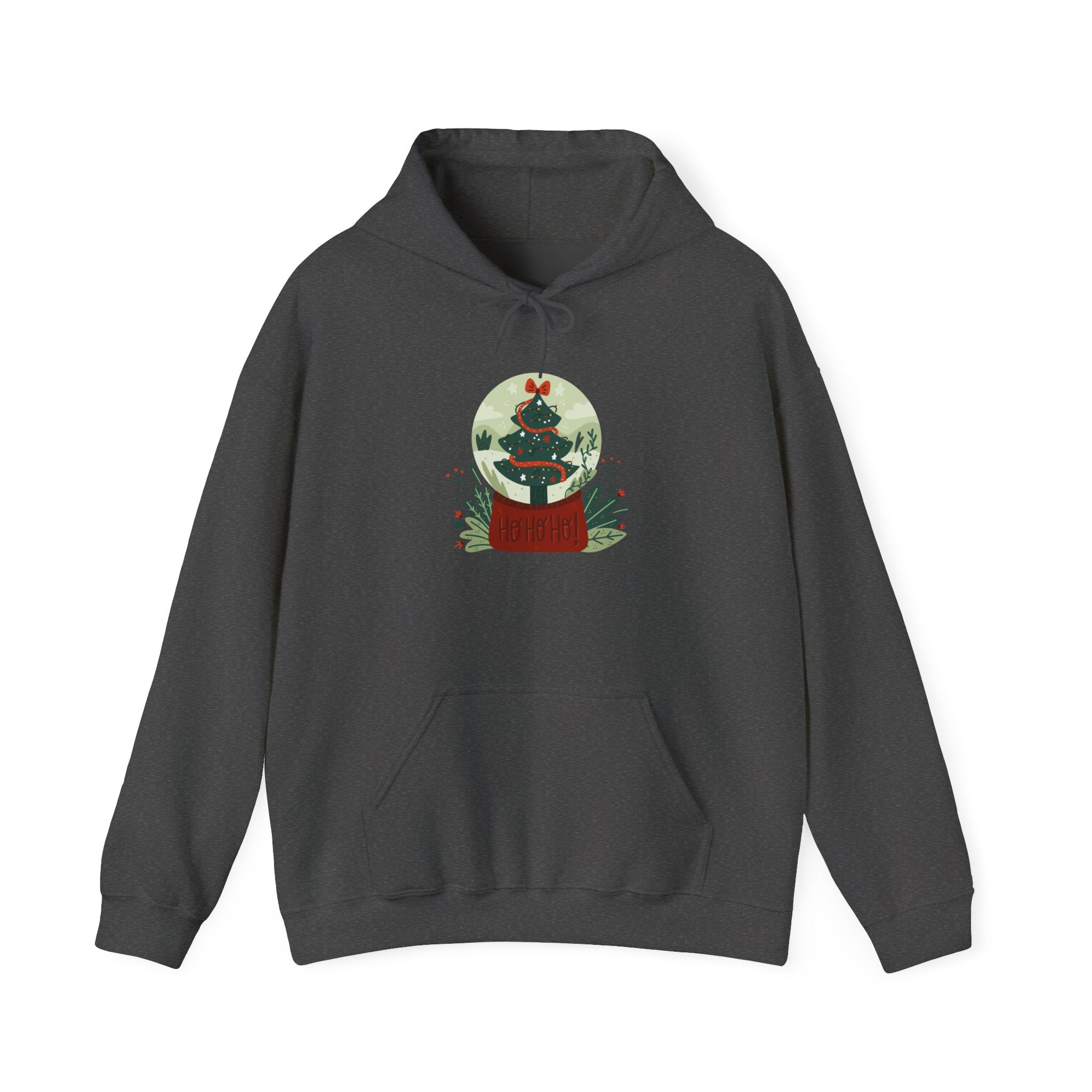 Cozy Holiday Hoodie with Snow Globe Design | Festive Gift, Winter Apparel, Christmas Sweatshirt, Unisex Hoodie, Seasonal Outfit