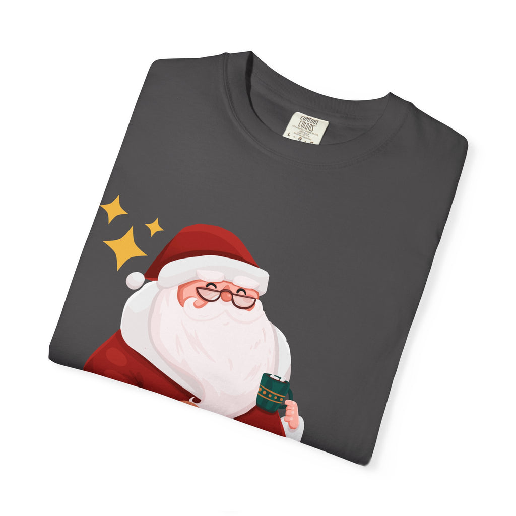 Festive Christmas T-Shirt, Holiday Apparel, Santa Graphic Tee, Unisex Christmas Gift, Seasonal Outfit, Cheerful Holiday Wear