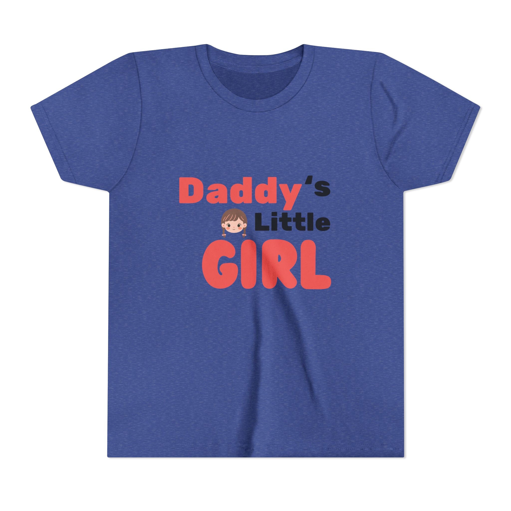 Daddy's Little Girl Youth Tee, Cute Kids T-Shirt, Father's Day Gift, Birthday Present, Sweet Family Apparel, Children's Fashion