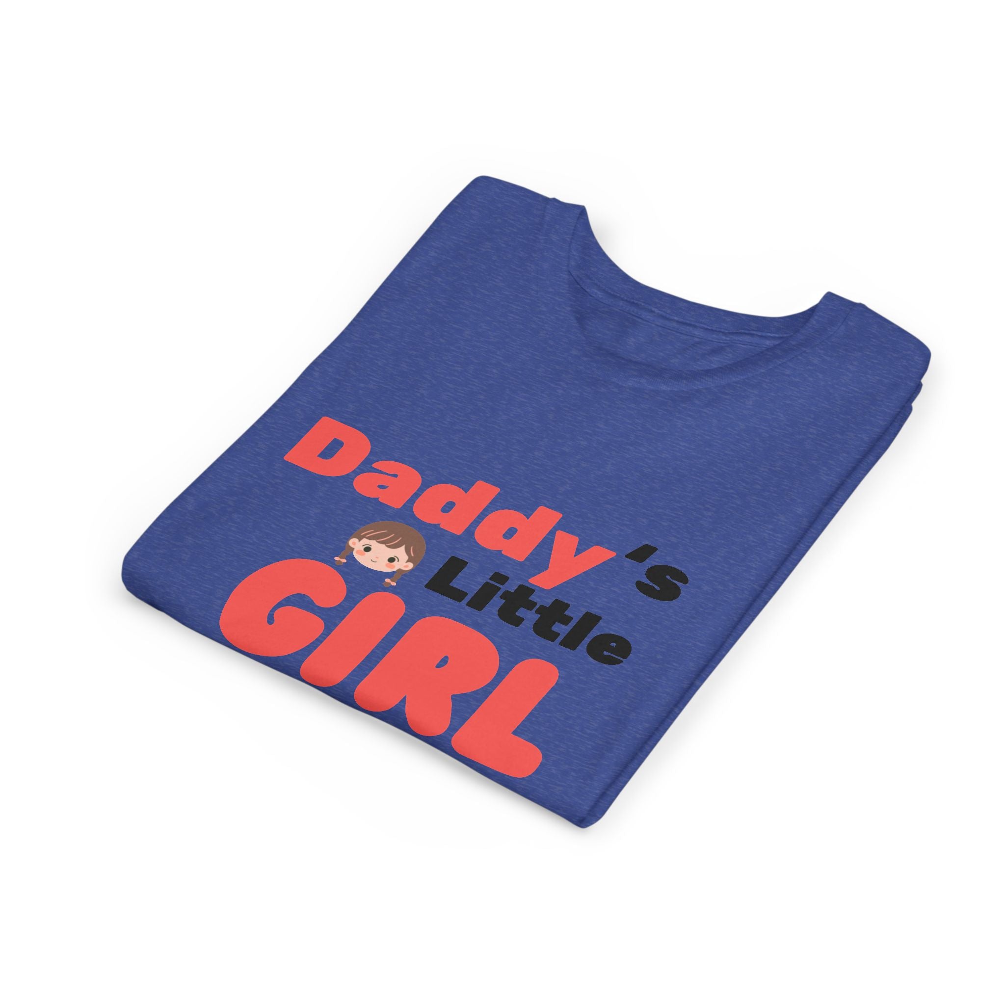 Daddy's Little Girl Youth Tee, Cute Kids T-Shirt, Father's Day Gift, Birthday Present, Sweet Family Apparel, Children's Fashion