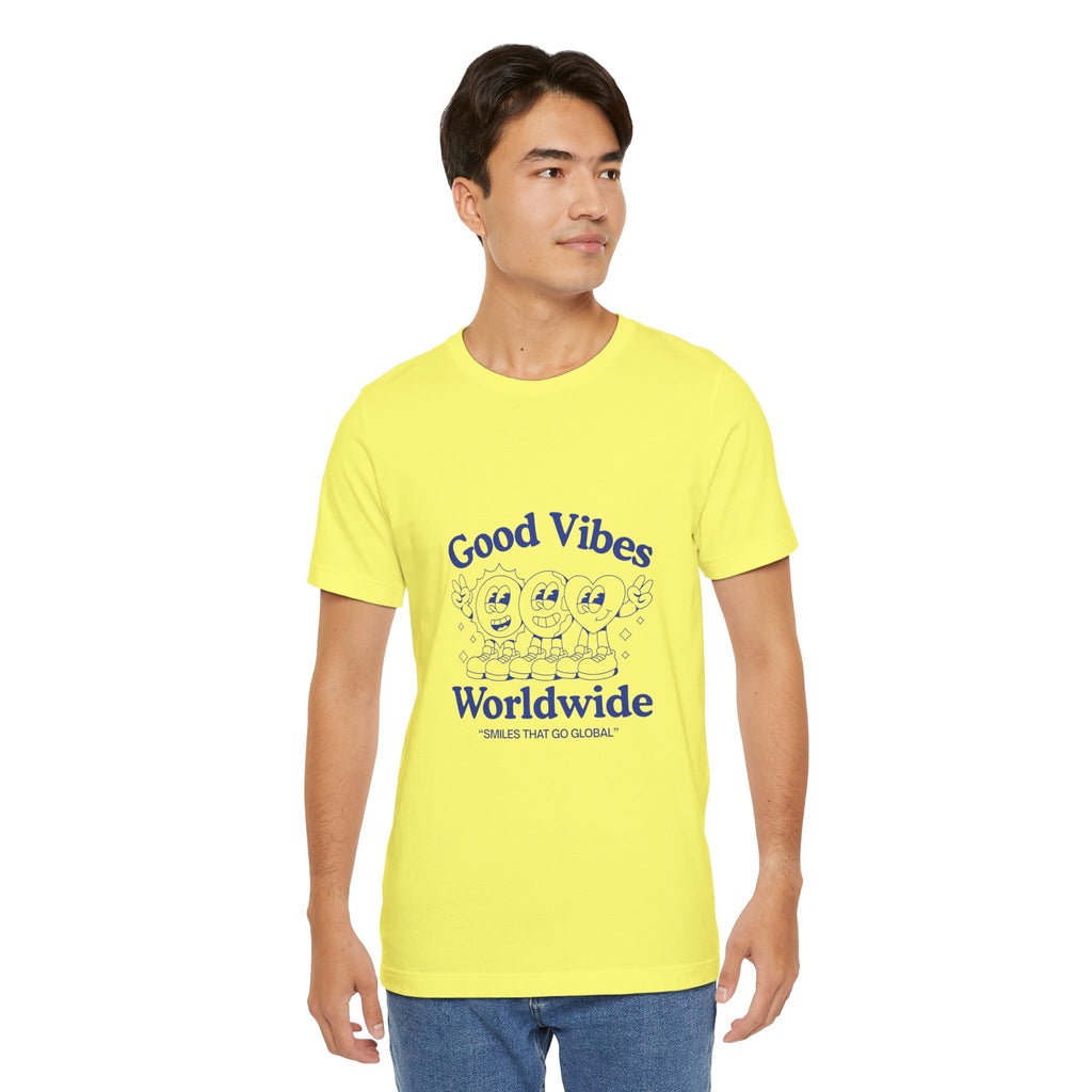 Good Vibes Unisex Tee, Casual Shirt, Affirmation T-Shirt, Everyday Wear, Gift for Friends