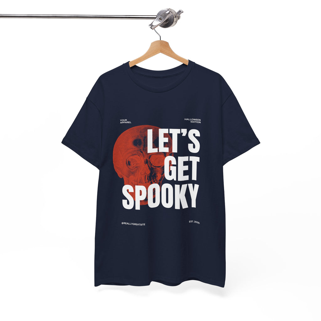 Unisex Halloween Tee, Let's Get Spooky Shirt, Fall Fashion, Party Wear, Ghostly Gifts, Casual Comfort