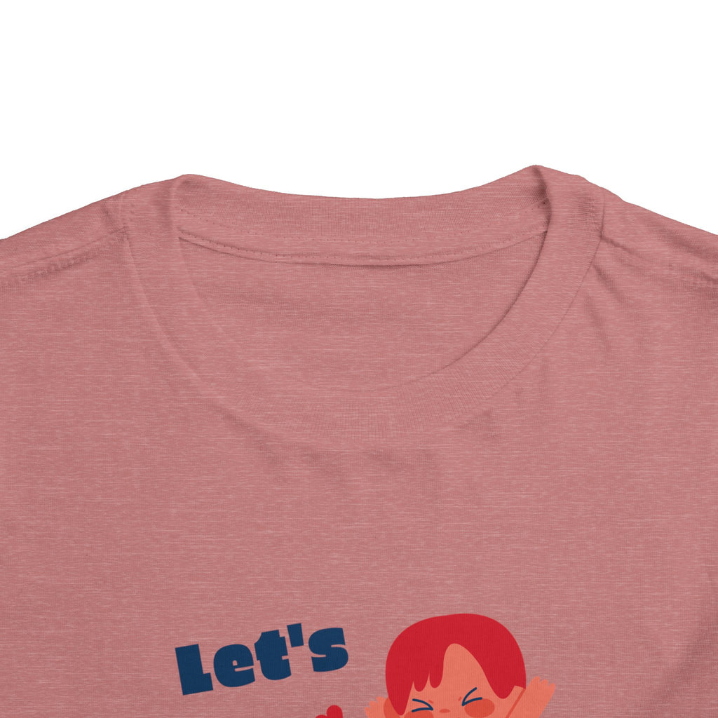 Playful Toddler Tee, Let's Play Shirt, Kids Short Sleeve Top, Fun Toddler Clothing, Adorable Kids Tee