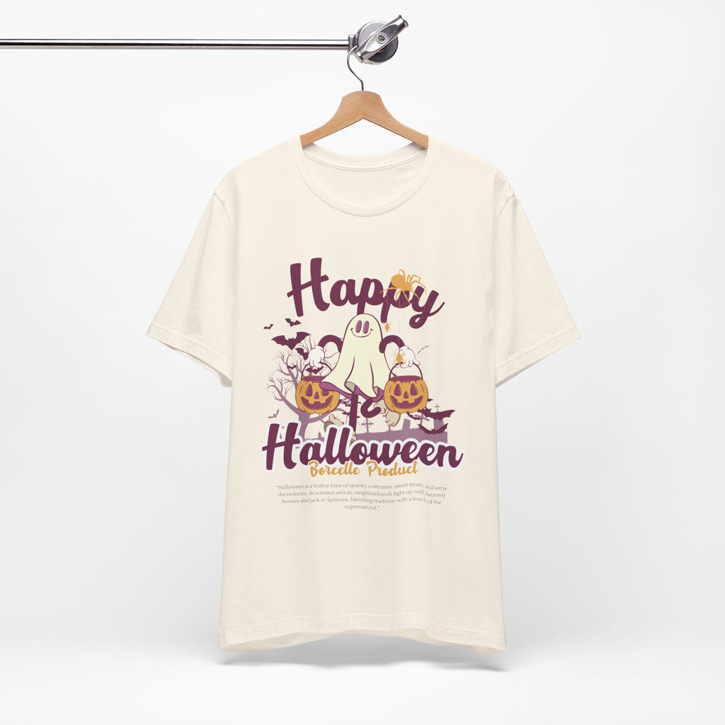 Halloween Unisex T-Shirt, Cute Ghost Tee, Fall Apparel, Kids Halloween Costume, Spooky Season Shirt, Trick or Treat Gift