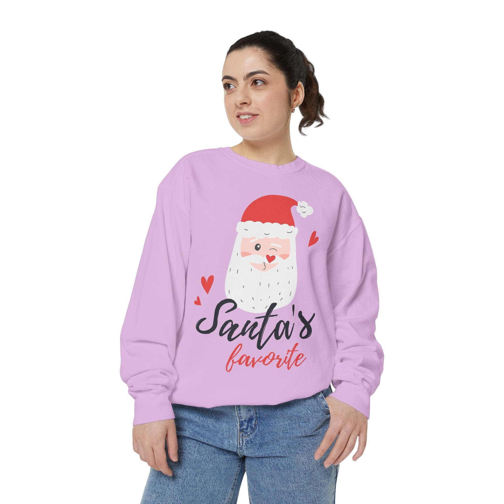 Santa's Favorite Sweatshirt, Holiday Apparel, Gift for Christmas, Unisex Pullover, Festive Sweater, Cozy Sweatshirt