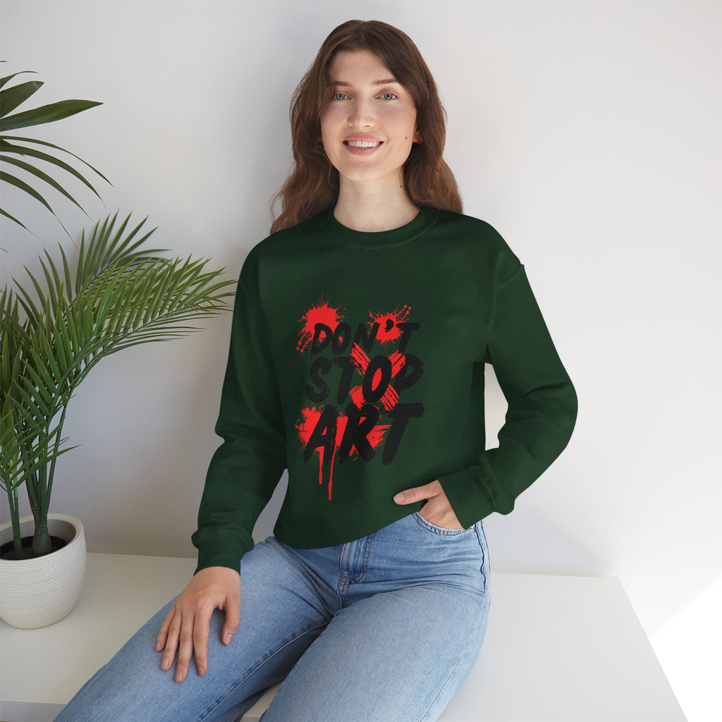 Artistic Crewneck Sweatshirt | Cozy Gift for Artists, Creative Apparel, Unique Statement Piece, Casual Wear, Everyday Comfort