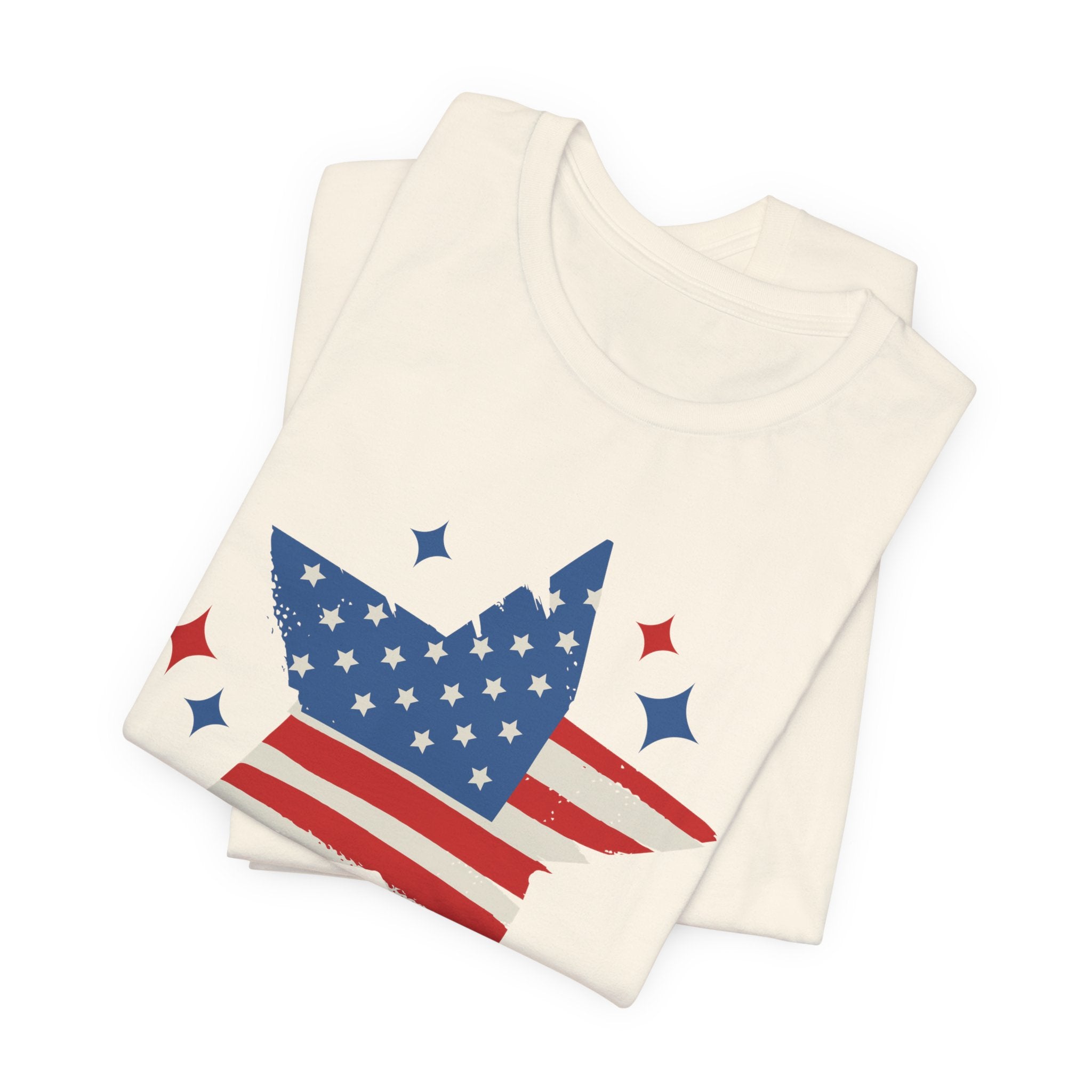 Patriotic T-Shirt, Independence Day Tee, American Dream Shirt, 4th of July Outfit, Stars and Stripes Tee Shirt
