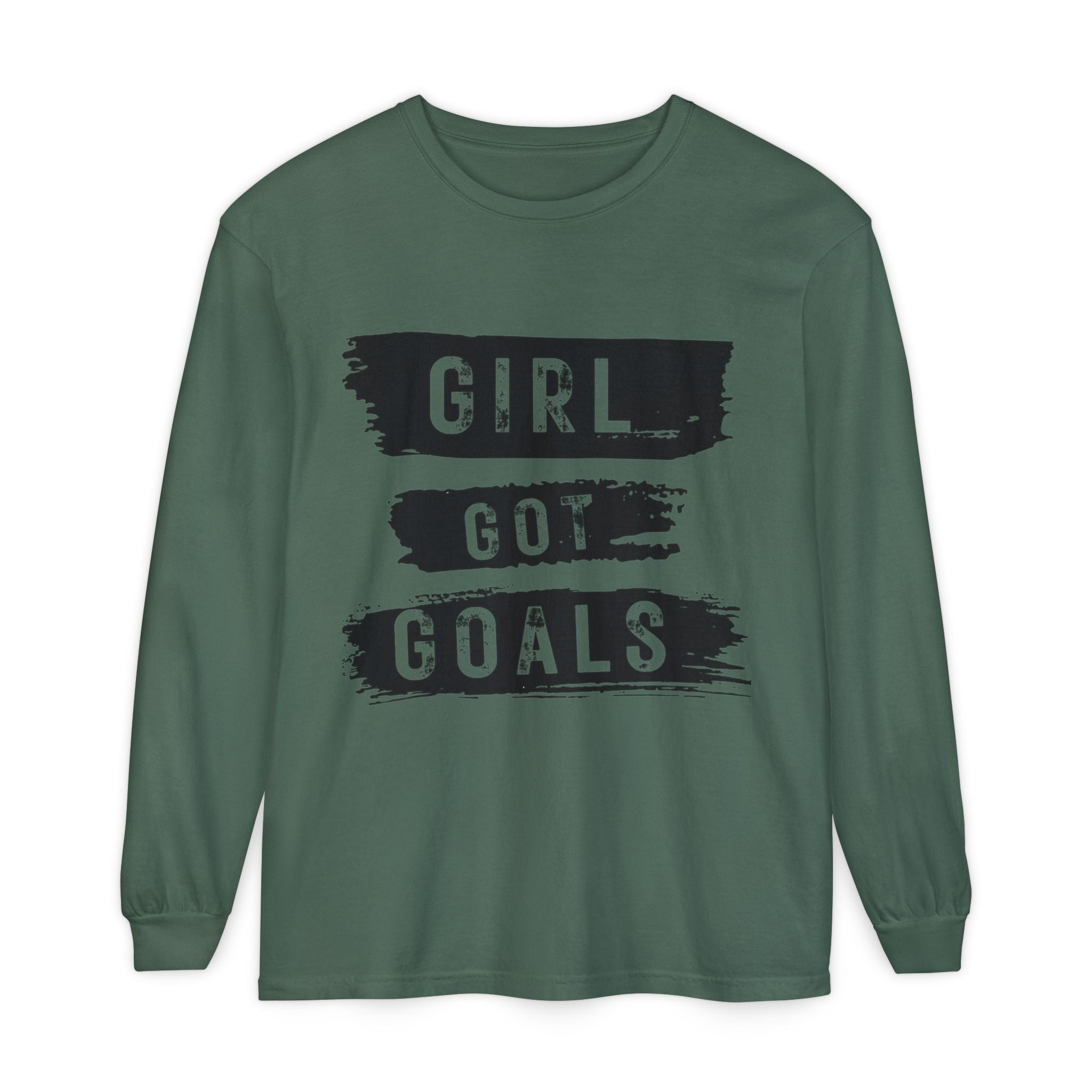 Girl Got Goals Long Sleeve T-Shirt | Motivational Apparel, Unisex Tees, Inspirational Gift, Casual Wear, Trendy Clothing