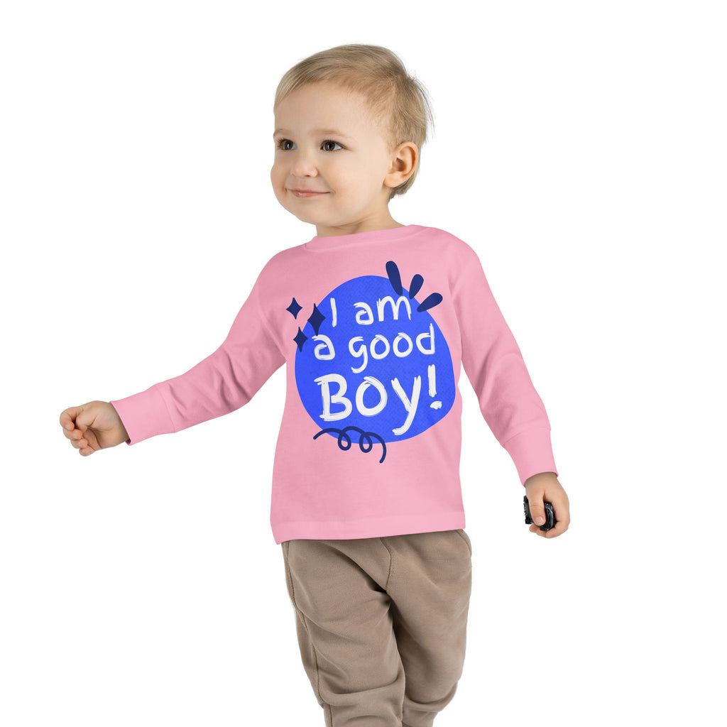 Toddler Long Sleeve Tee | Unisex Kids Shirt | Ring-Spun Cotton | EasyTear Label