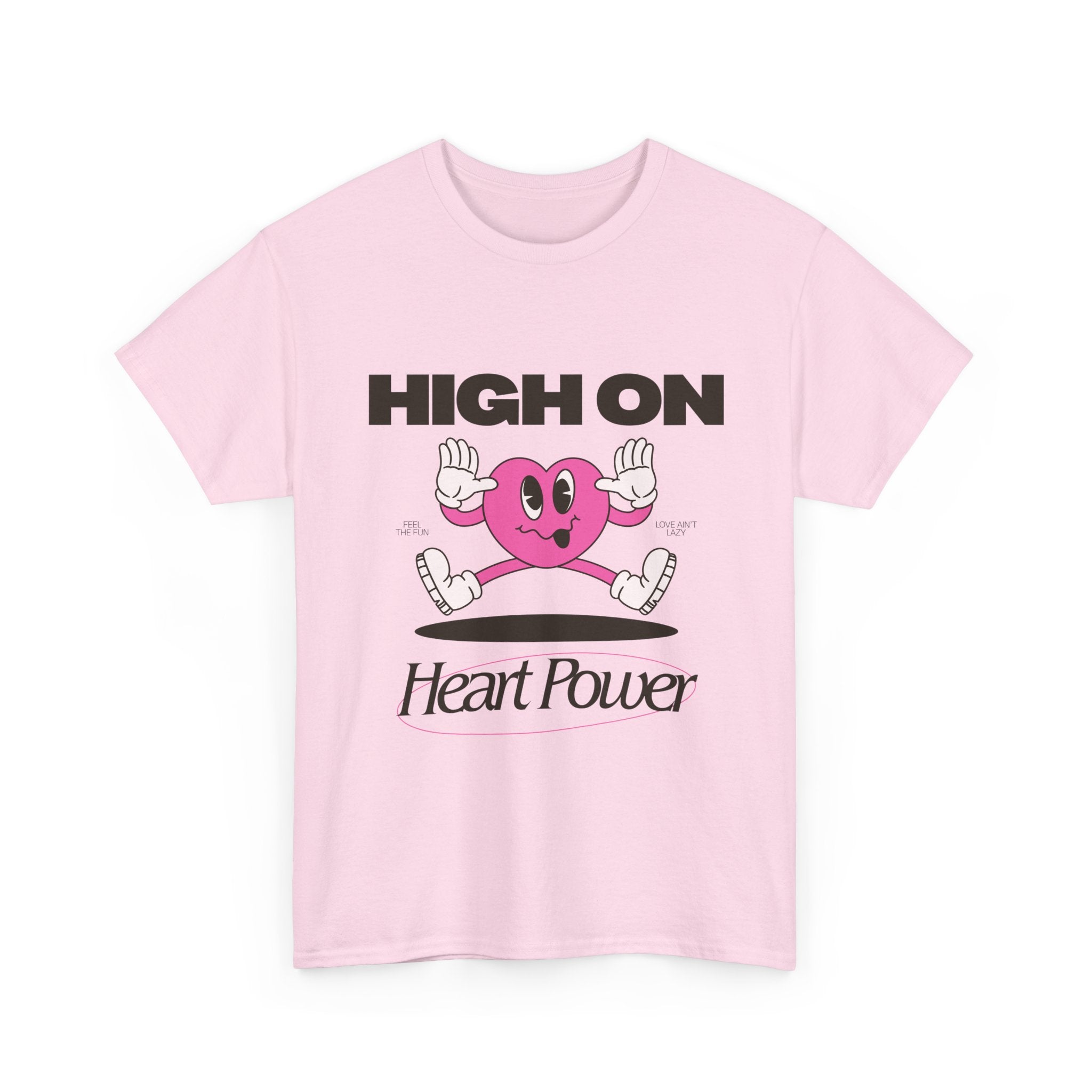 Heart Power Unisex T-Shirt Design | Graphic Tee for Men & Women | Streetwear Aesthetic T-Shirt