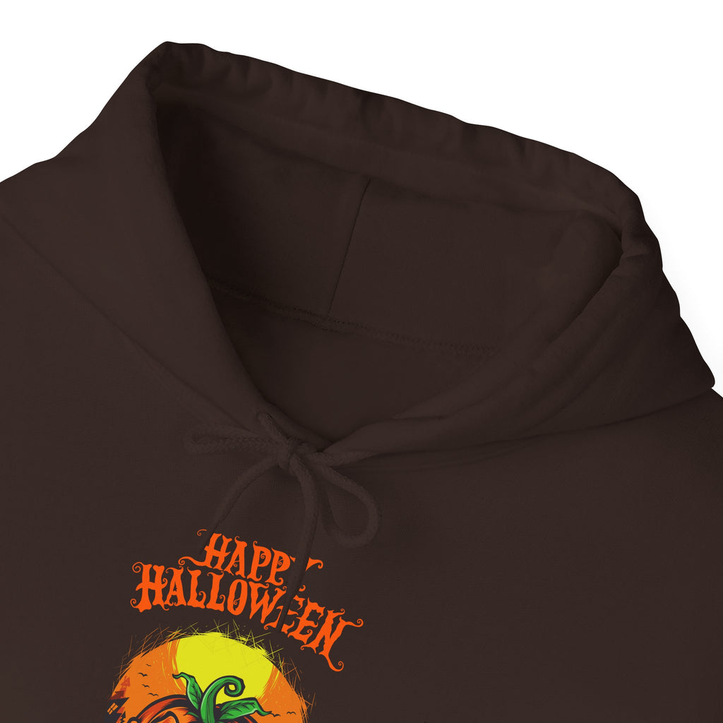 Halloween-Themed Unisex Hooded Sweatshirt, Cozy Halloween Apparel, Witch Design Hoodie, Fall Outfit, Spooky Season Gift