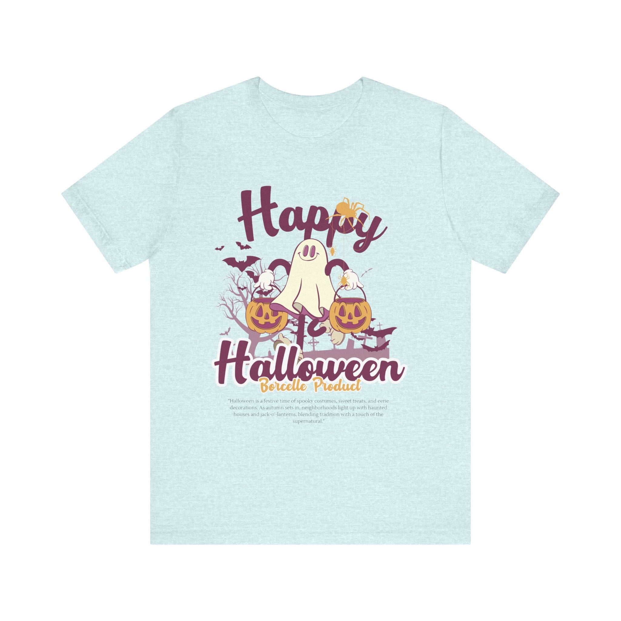 Halloween Unisex T-Shirt, Cute Ghost Tee, Fall Apparel, Kids Halloween Costume, Spooky Season Shirt, Trick or Treat Gift