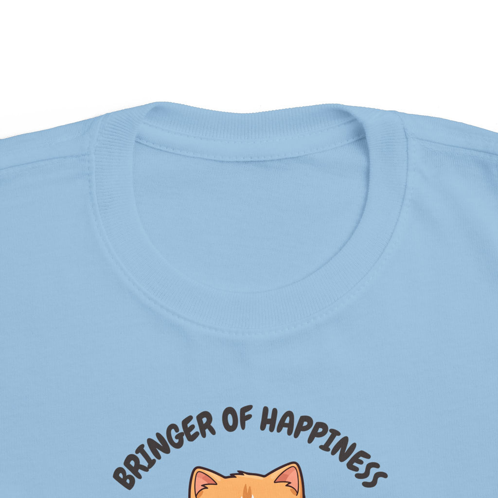 Toddler Cat-Inspired Tee - Celebrate Joy & Creativity, Cute Yellow Shirt, Gift for Kids, Funny Animal Apparel, Everyday Playwear