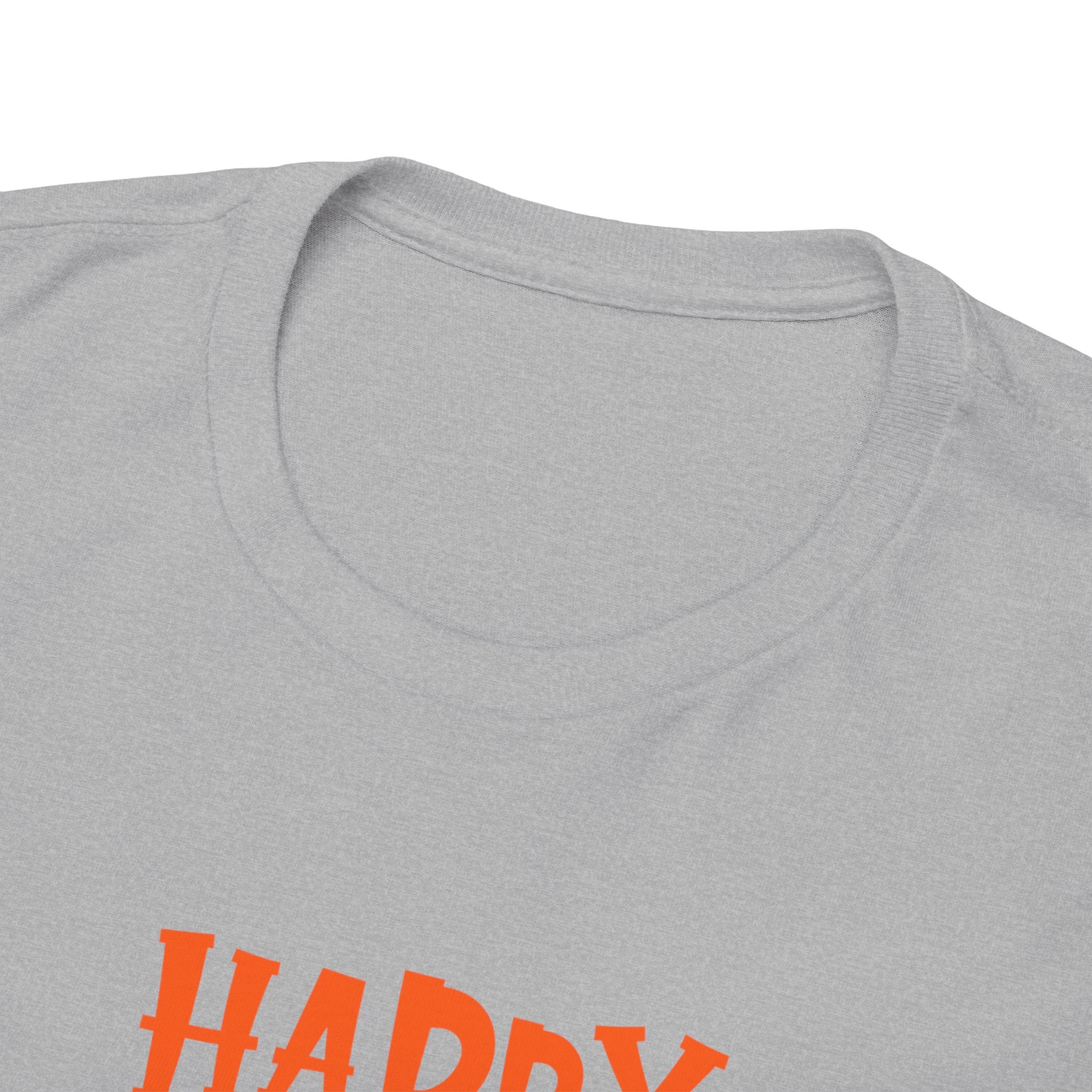 Happy Halloween Ghost Tee, Unisex Cotton T-Shirt, Halloween Apparel, Fall Fashion, Cute Halloween Gift, Ghost Tee