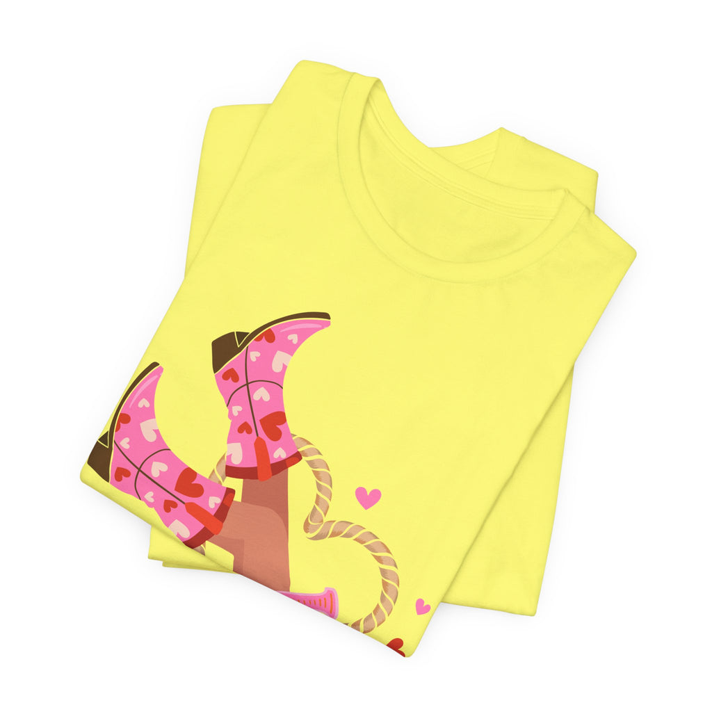 Playful Cowboy Graphic Tee - Perfect for Rodeos, Country Concerts, and Summer Gatherings, Casual Wear, Gift for Country Lovers, Fun Outfits