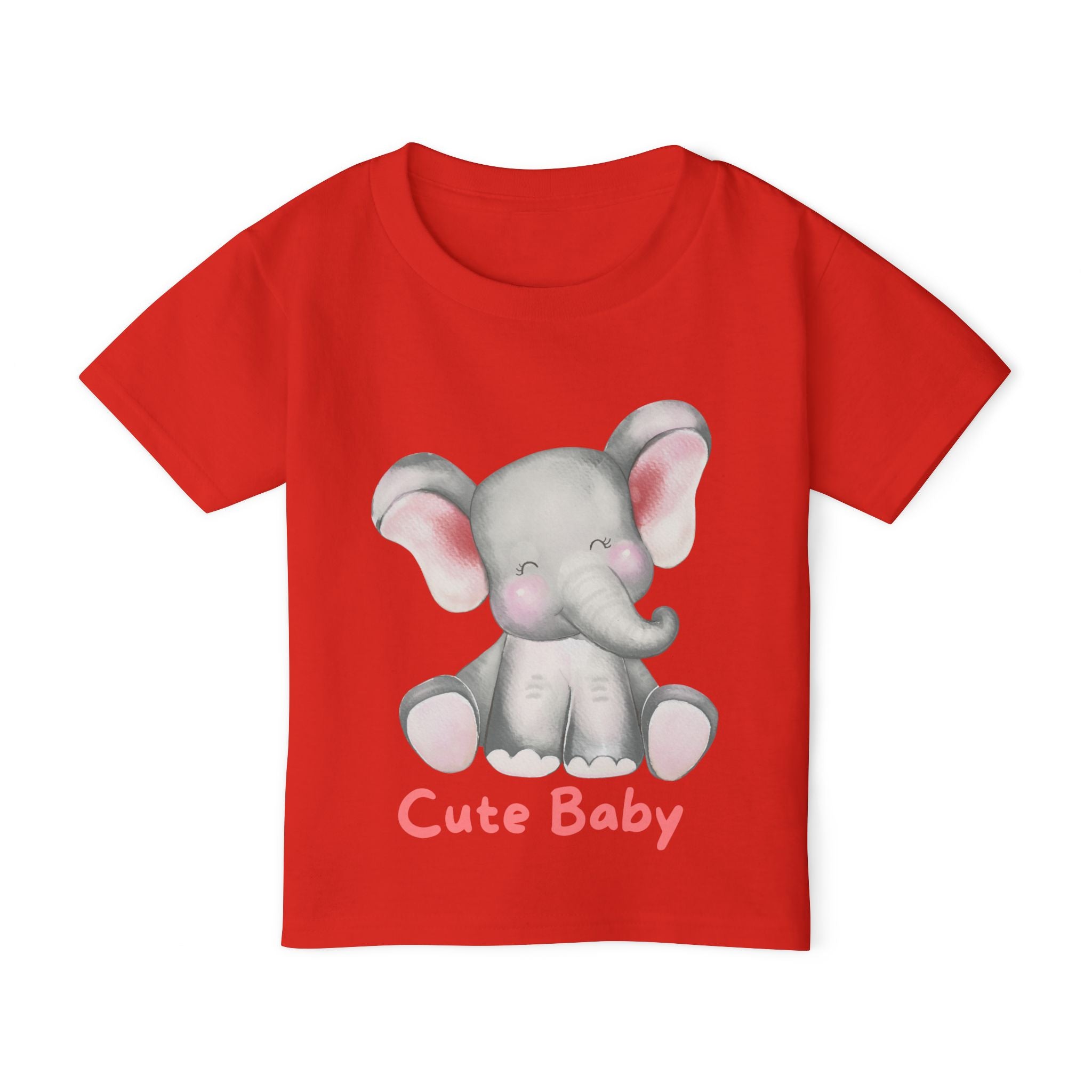 Cute Baby Elephant Toddler T-shirt, Preschool, Baby Shower Gift, Toddler Apparel, Kids Birthday, Cute Animal Clothing
