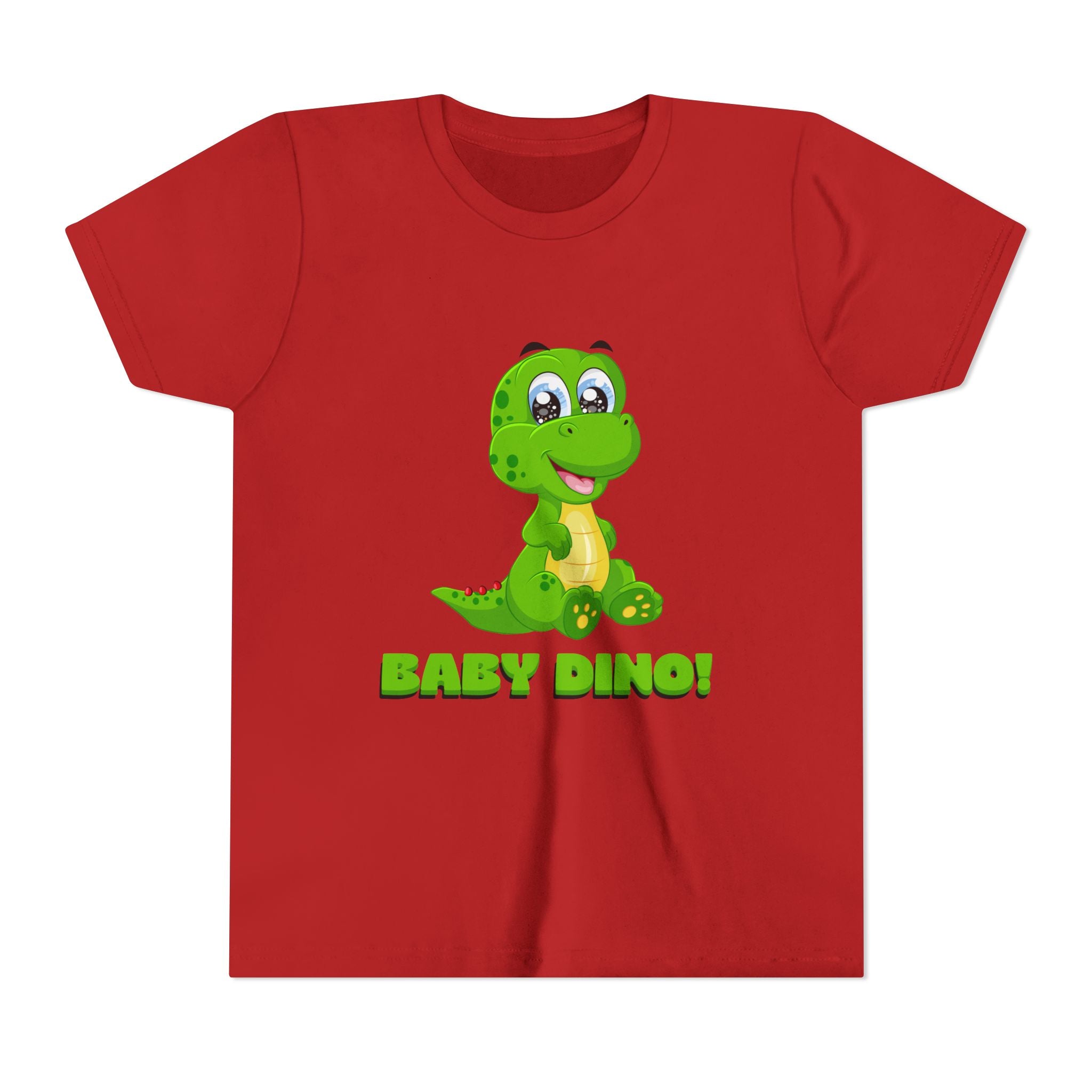 Cute Baby Dino Youth Tee, Dinosaur Shirt for Kids, Perfect for Birthdays, Playdates or Everyday Wear, Fun Gift for Dino Lovers