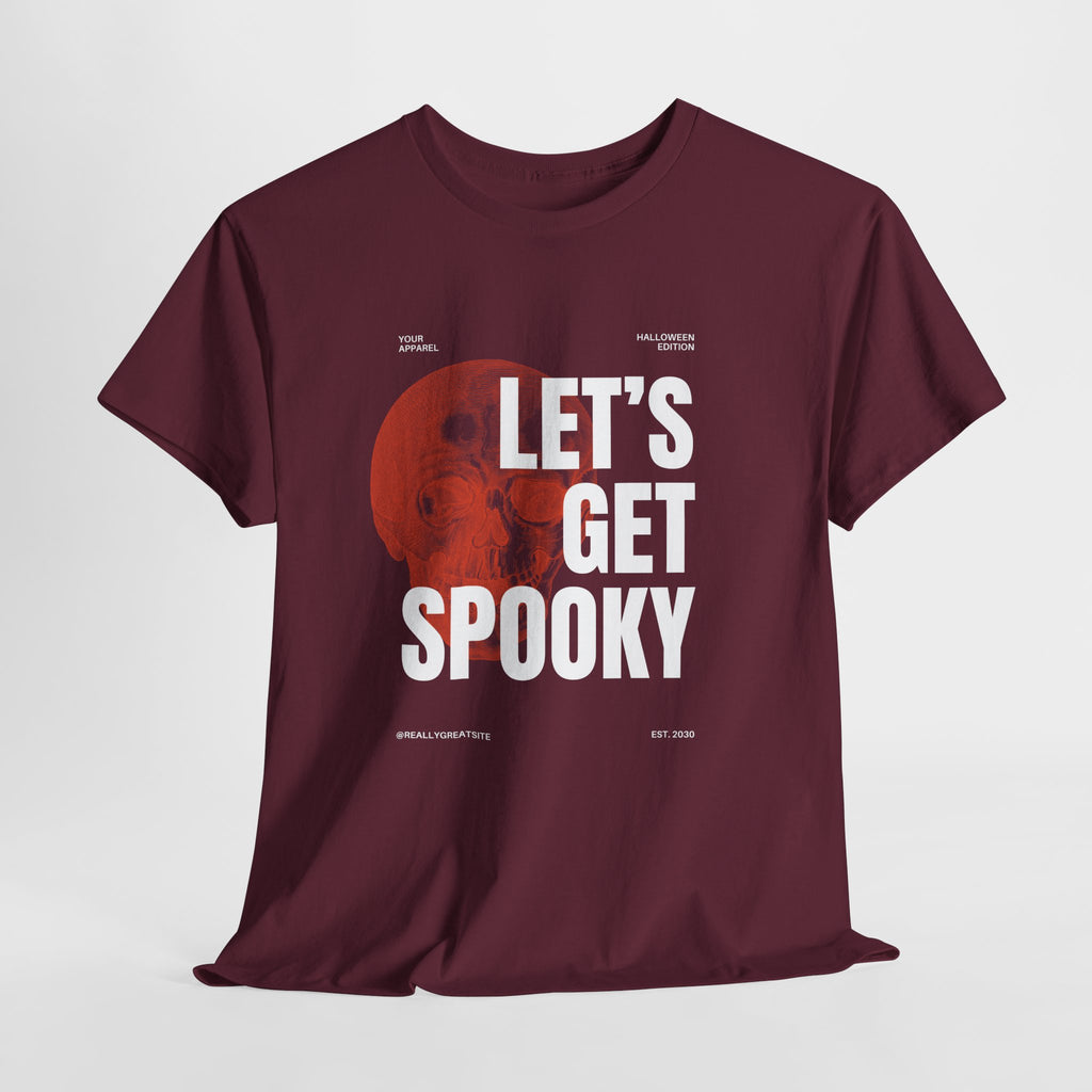 Unisex Halloween Tee, Let's Get Spooky Shirt, Fall Fashion, Party Wear, Ghostly Gifts, Casual Comfort